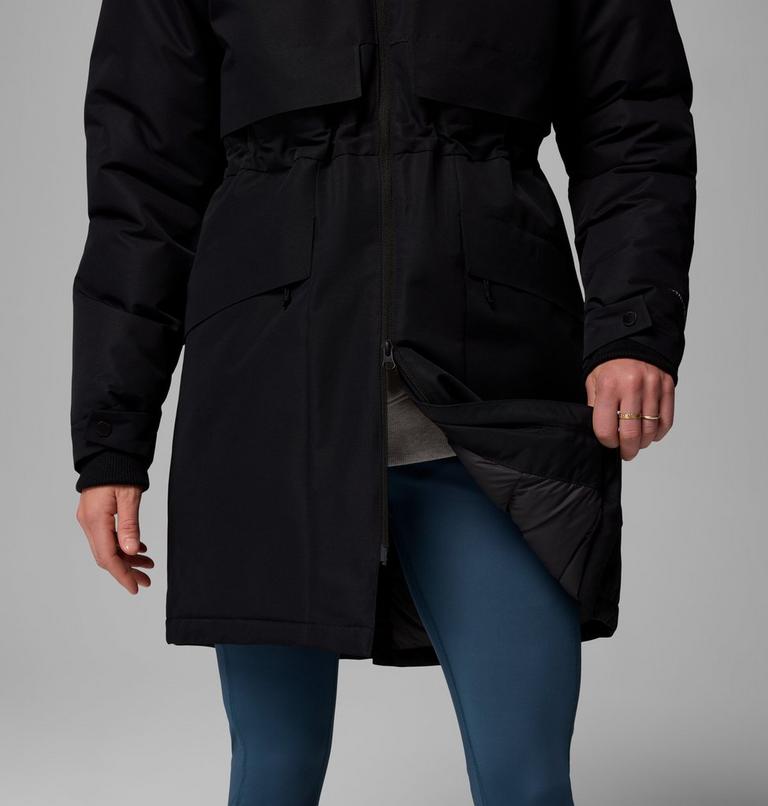 Women's Juniper Ridge III Waterproof Down Parka, Color: Black, image 8