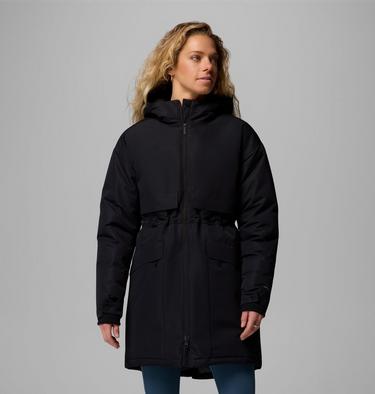 Women's Juniper Ridge III Waterproof Down Parka, Color: Black, image 3