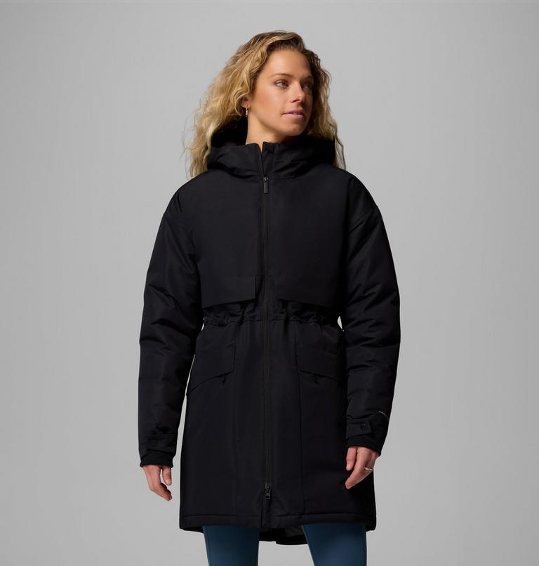 Women's Juniper Ridge III Waterproof Down Parka, Color: Black, image 1