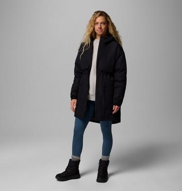 Women's Juniper Ridge III Waterproof Down Parka, Color: Black, image 4