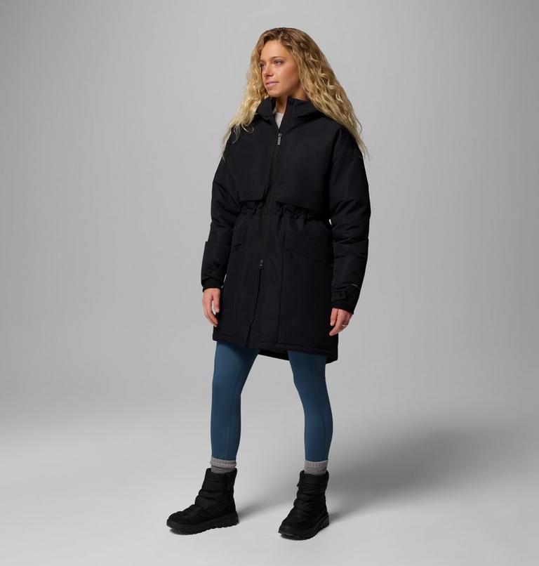 Women's Juniper Ridge III Waterproof Down Parka, Color: Black, image 10
