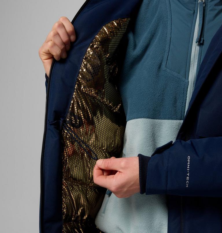 Women's Juniper Ridge III Waterproof Down Parka, Color: Collegiate Navy, image 6