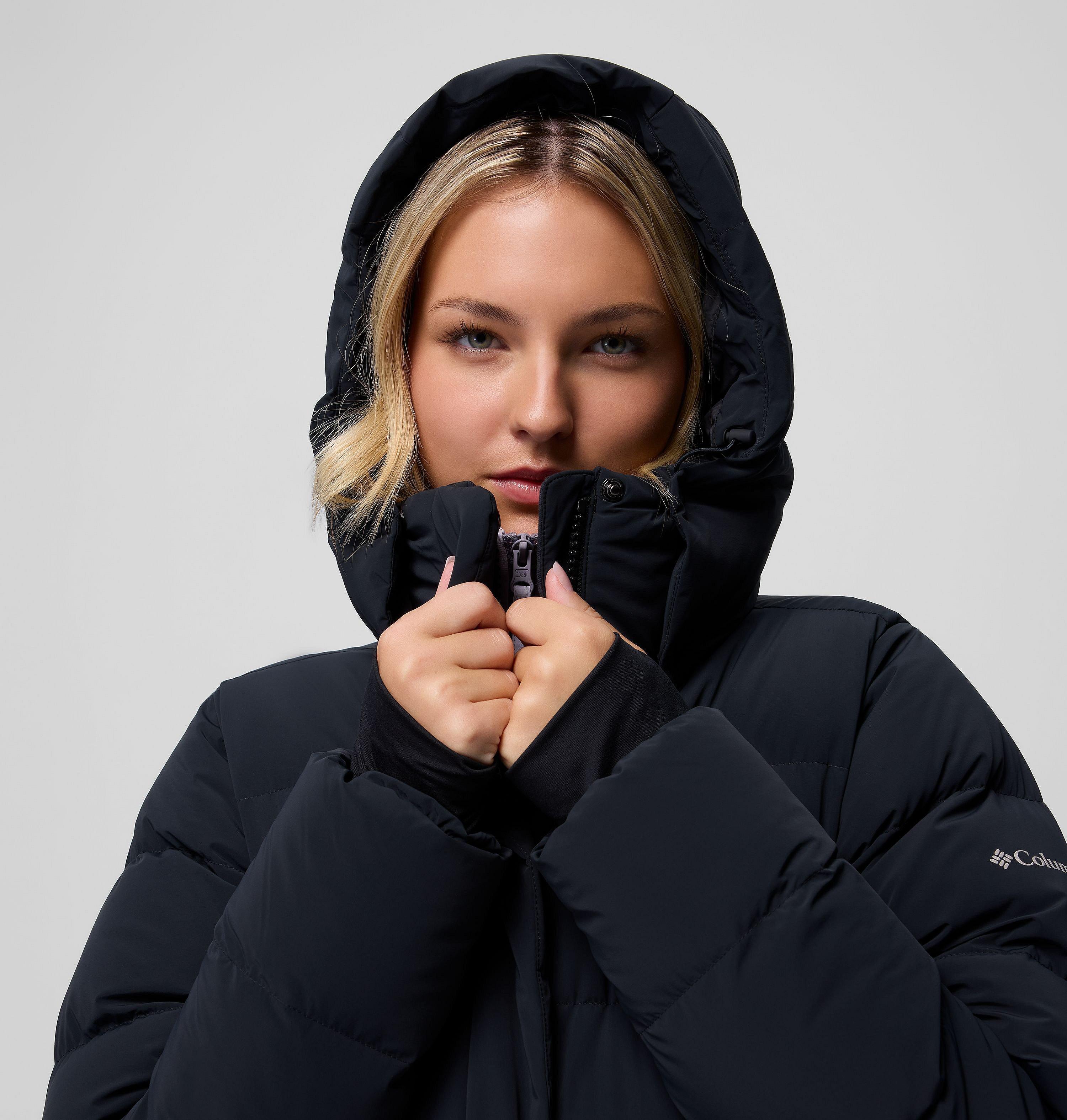 Women's Amaze Puff Long Hooded Jacket 15