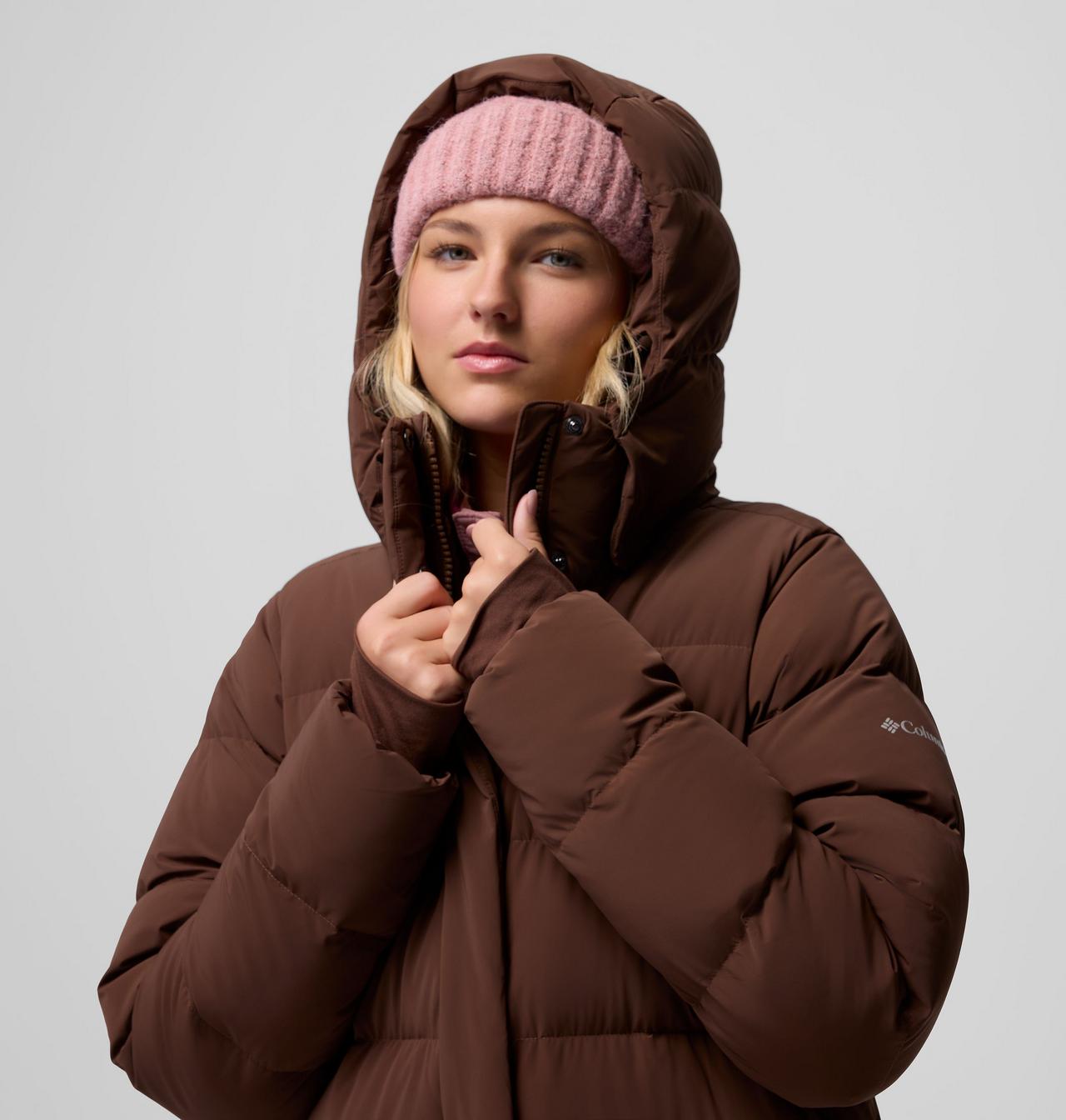 Women's Amaze Puff™ Long Hooded Jacket | 256 | M 16