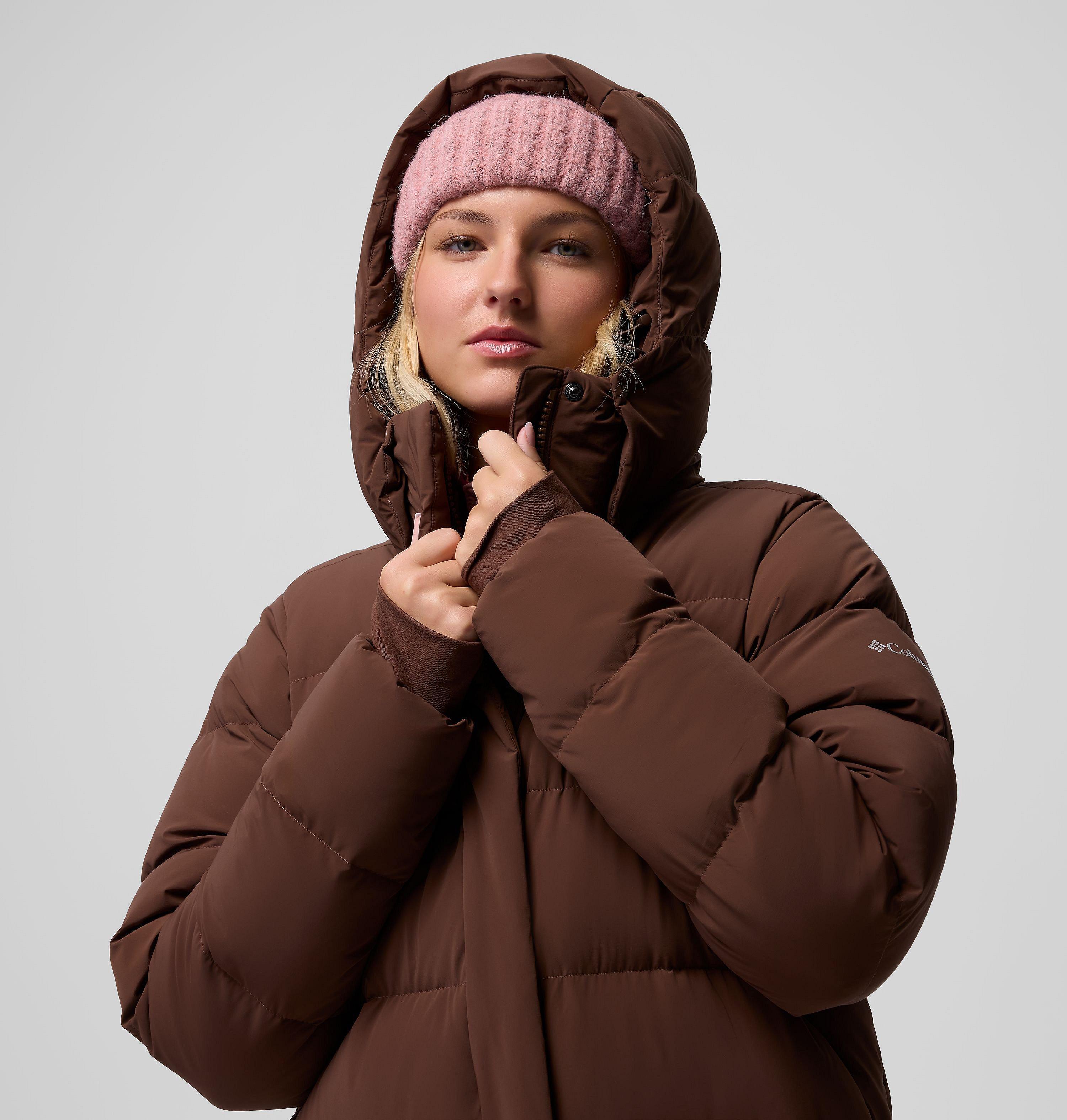 Women's Amaze Puff Long Hooded Jacket | 256 | XXL 18