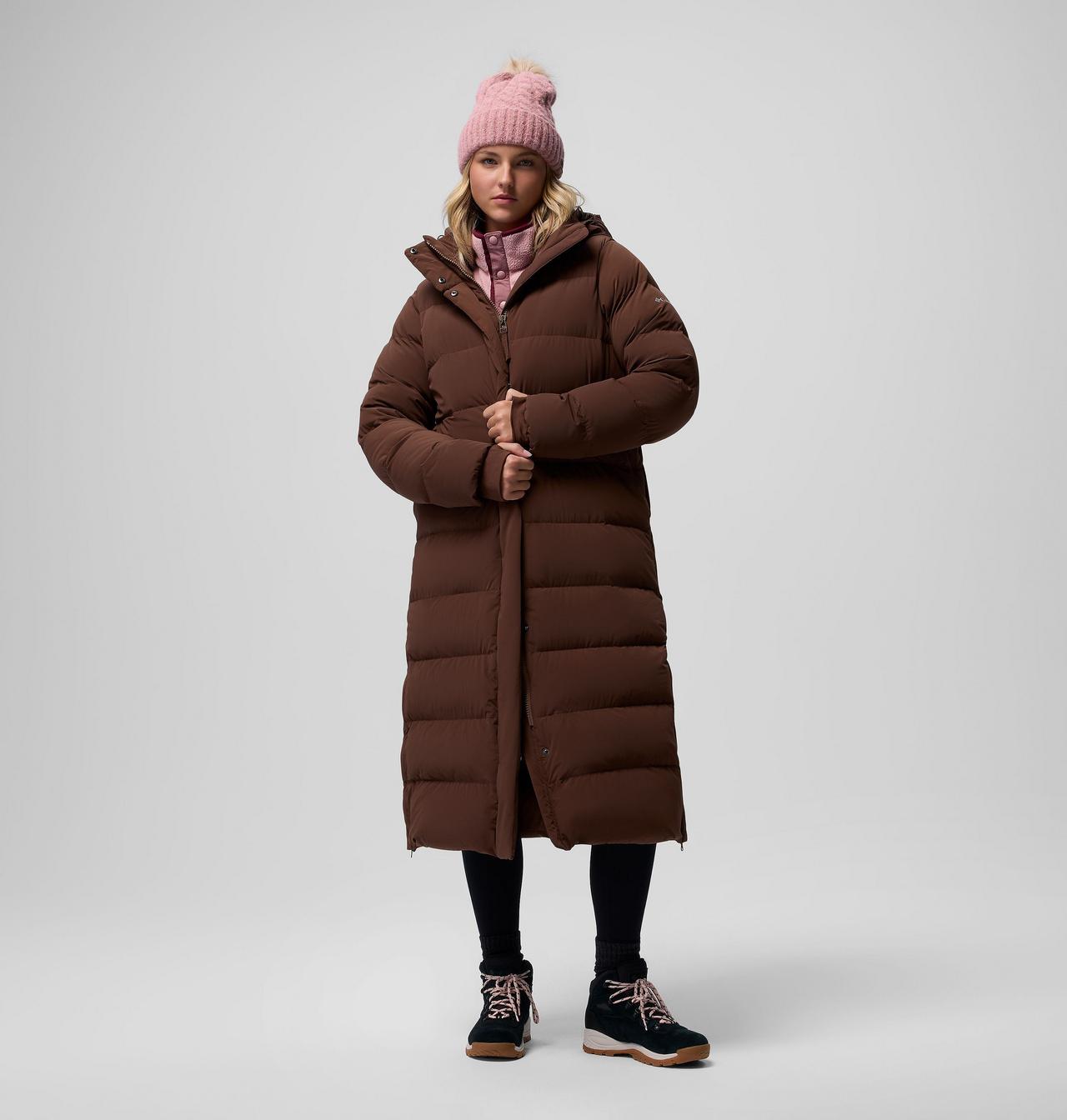 Women's Amaze Puff™ Long Hooded Jacket | 256 | M 2
