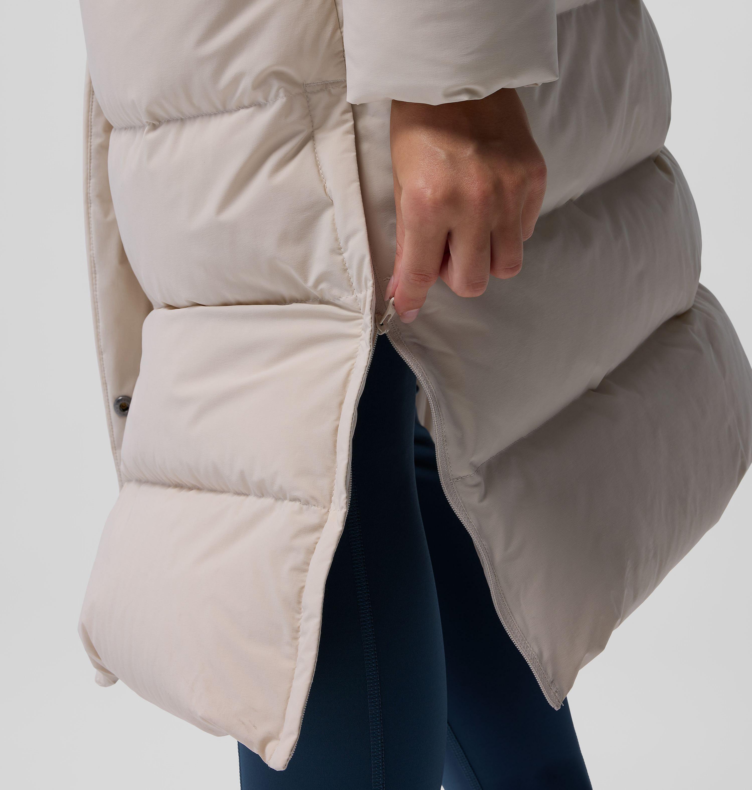 Manteau long à capuchon Amaze Puff pour femme | 278 | XXS 14