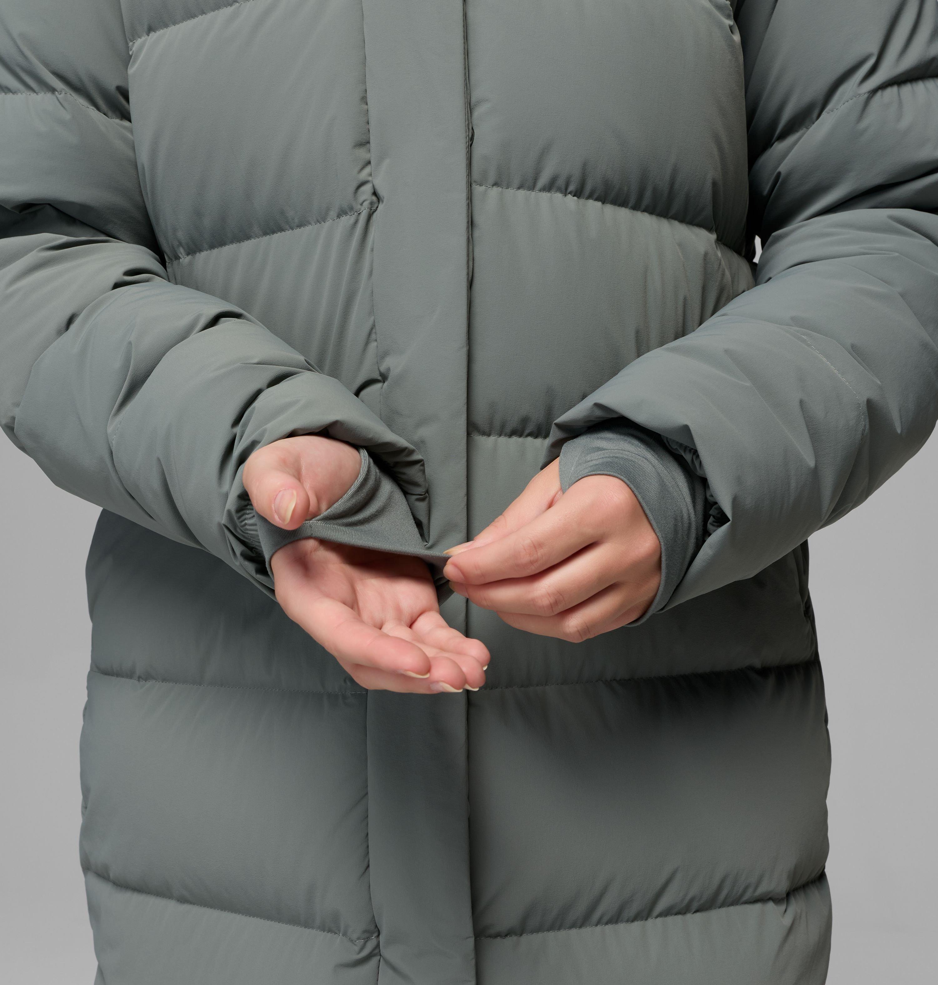 Manteau long à capuchon Amaze Puff pour femme | 342 | M 14