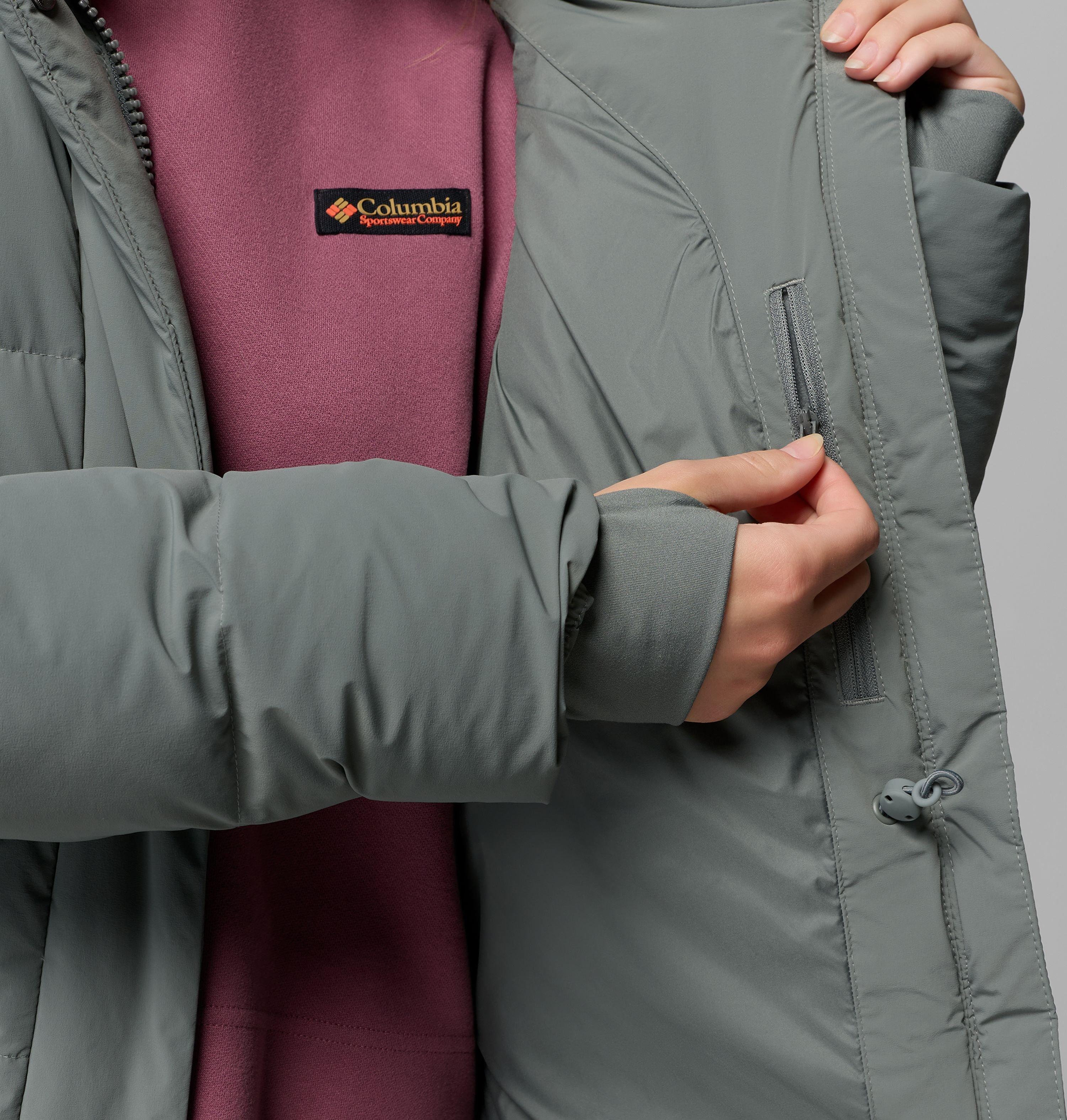 Manteau long à capuchon Amaze Puff pour femme | 342 | M 8