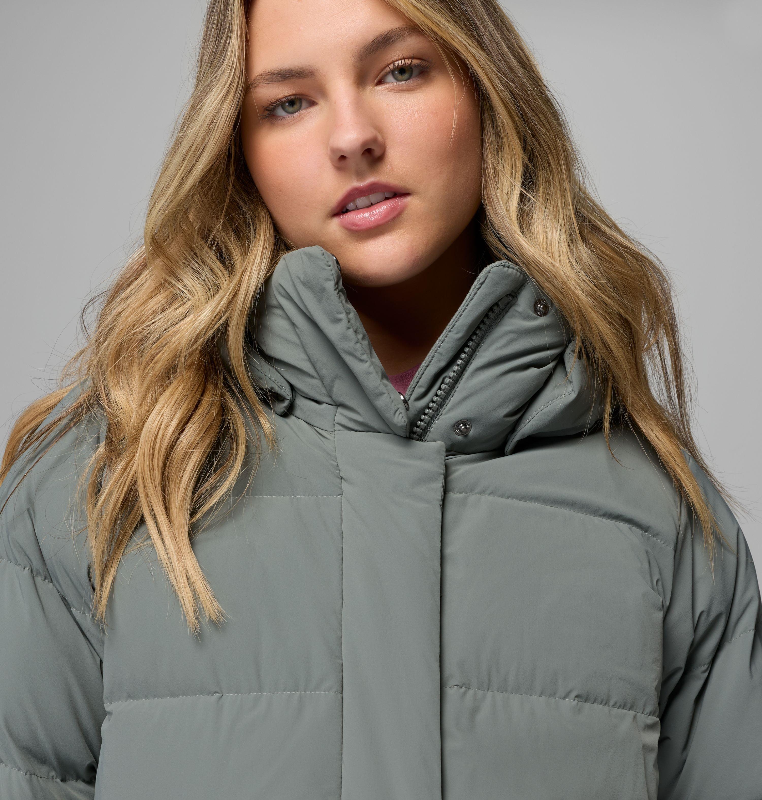Manteau long à capuchon Amaze Puff pour femme | 342 | M 10