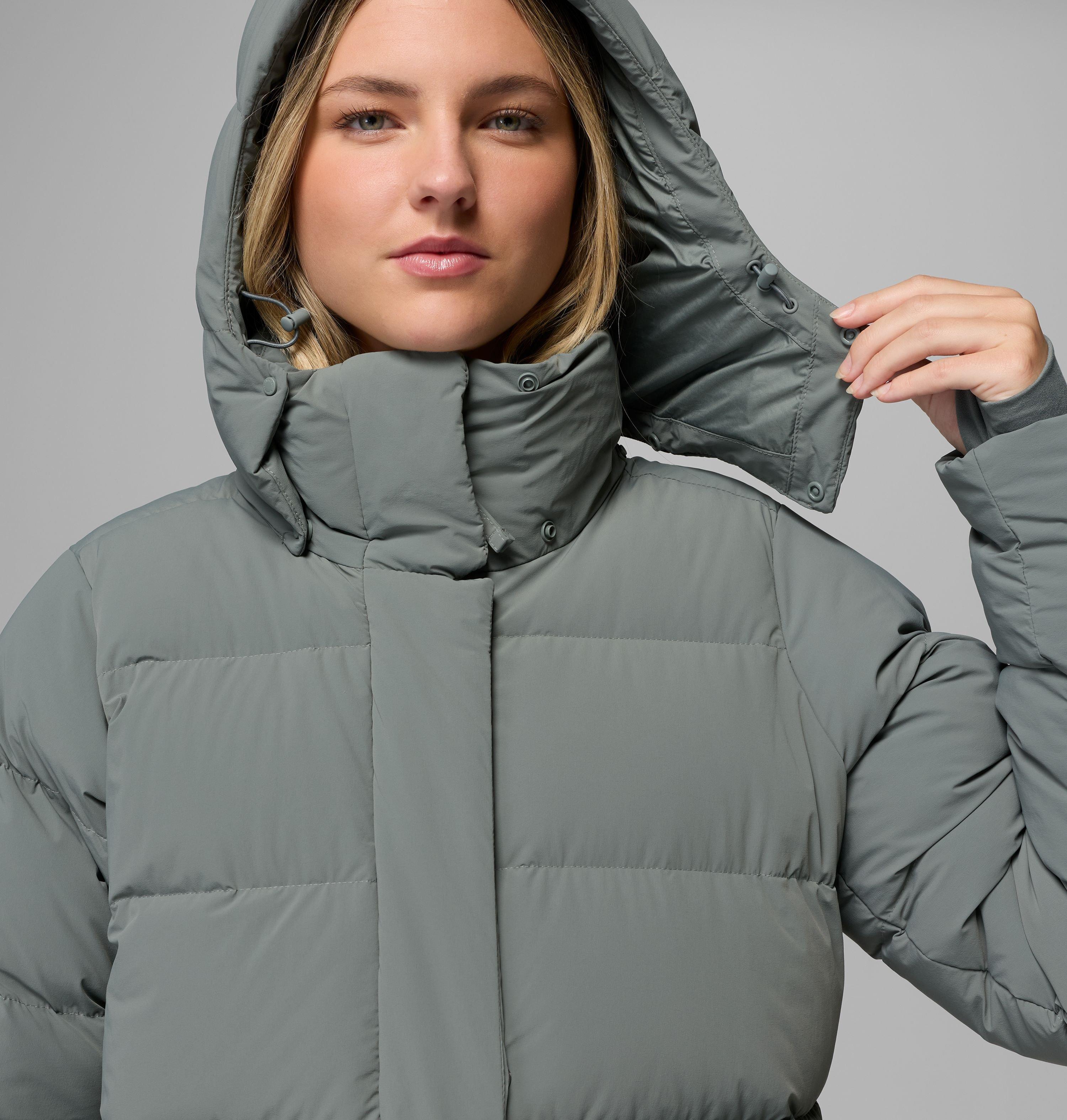 Manteau long à capuchon Amaze Puff pour femme | 342 | M 12