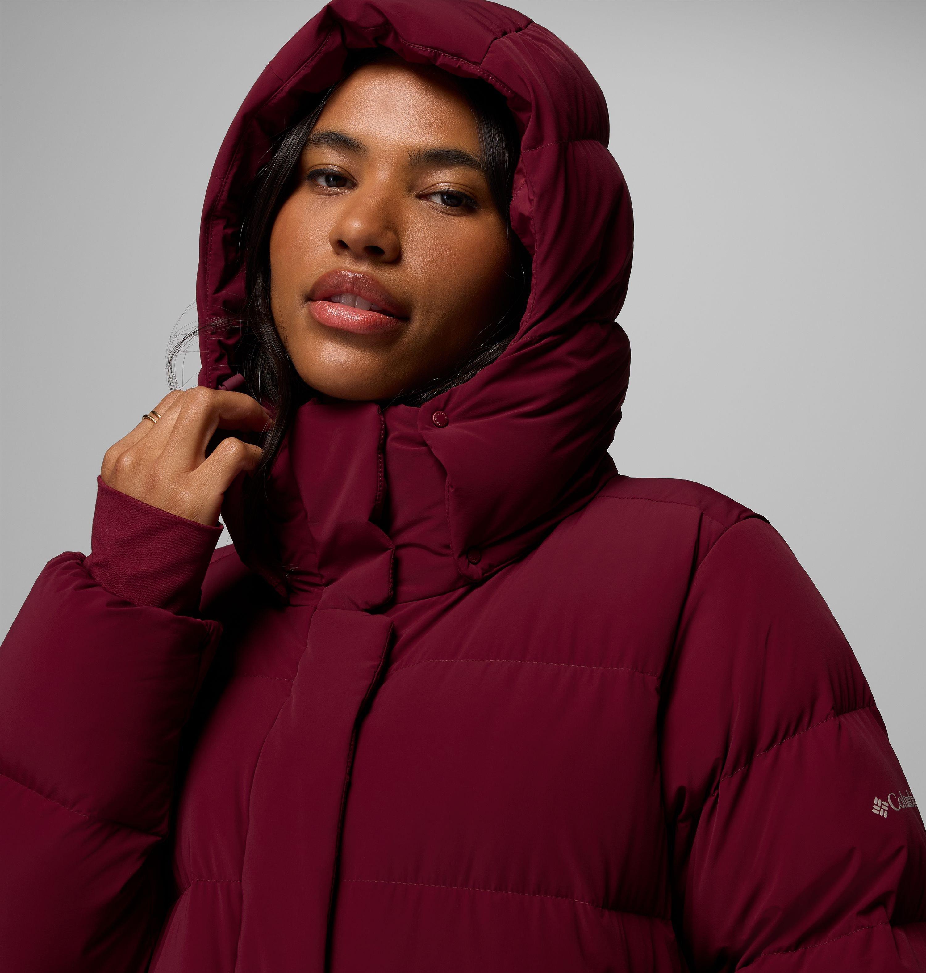 Women's Amaze Puff Long Hooded Jacket | 624 | XS 14