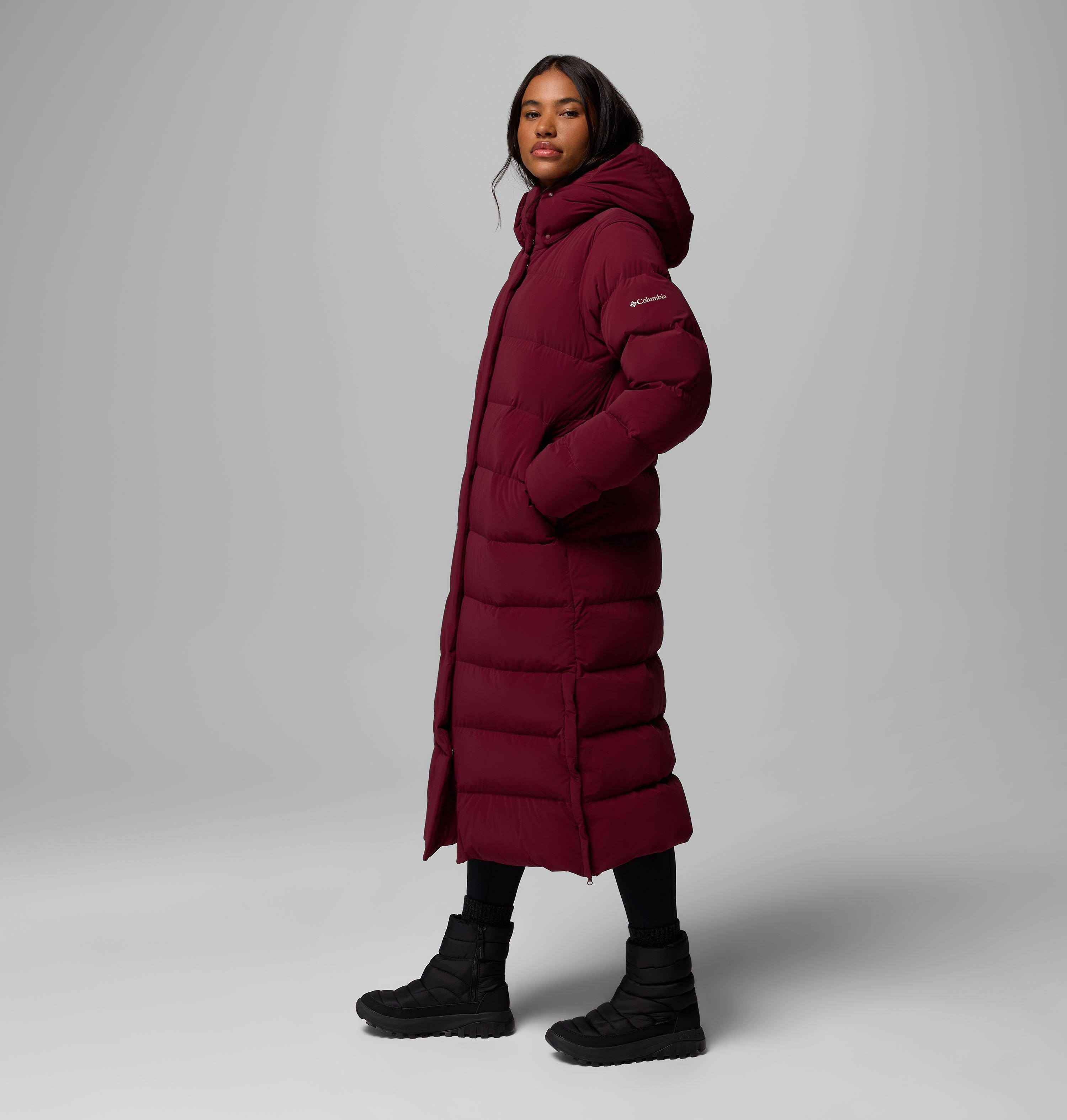 Women's Amaze Puff Long Hooded Jacket | 624 | XS 4