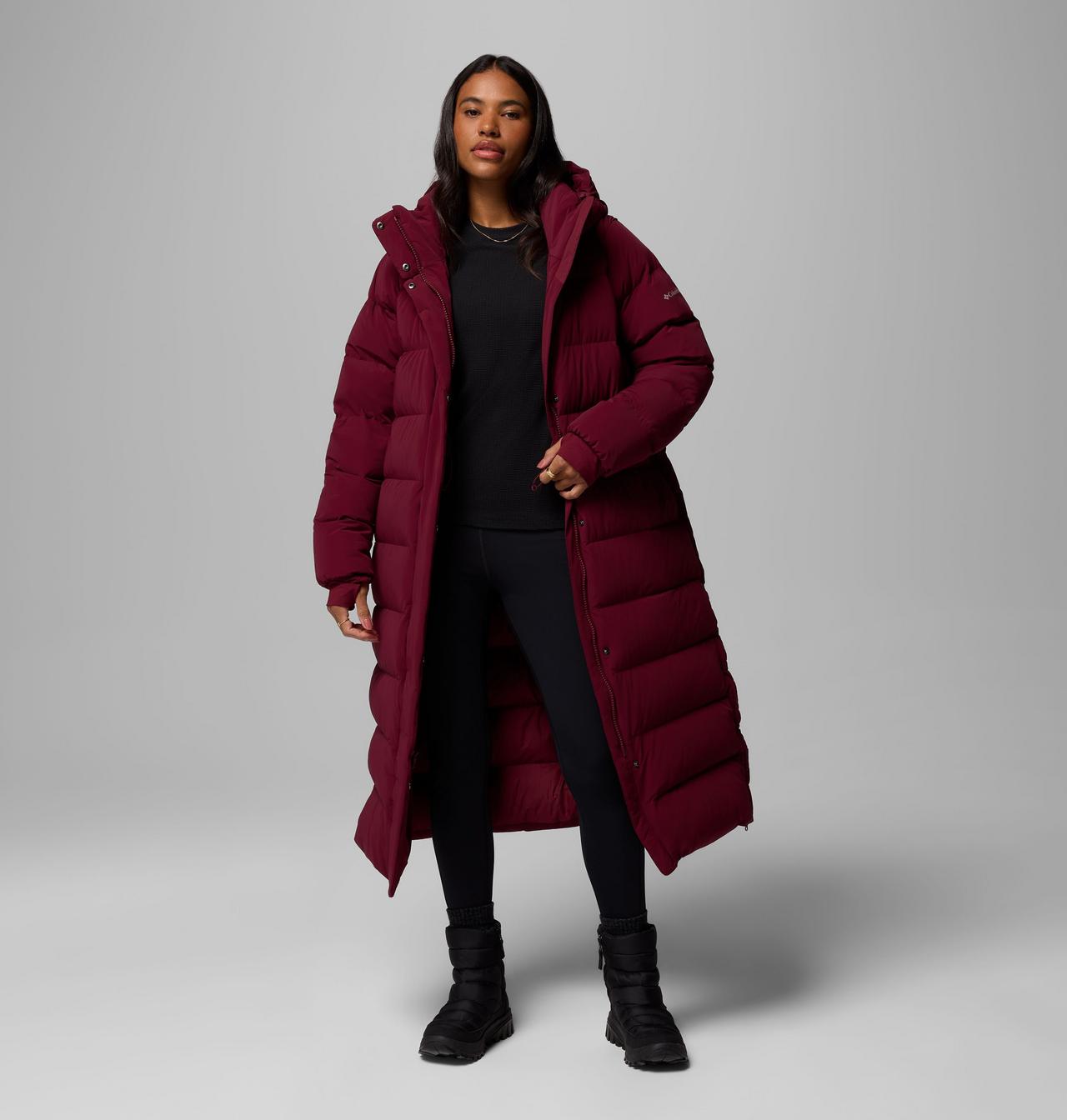 Women's Amaze Puff™ Long Hooded Jacket | 624 | XL 5