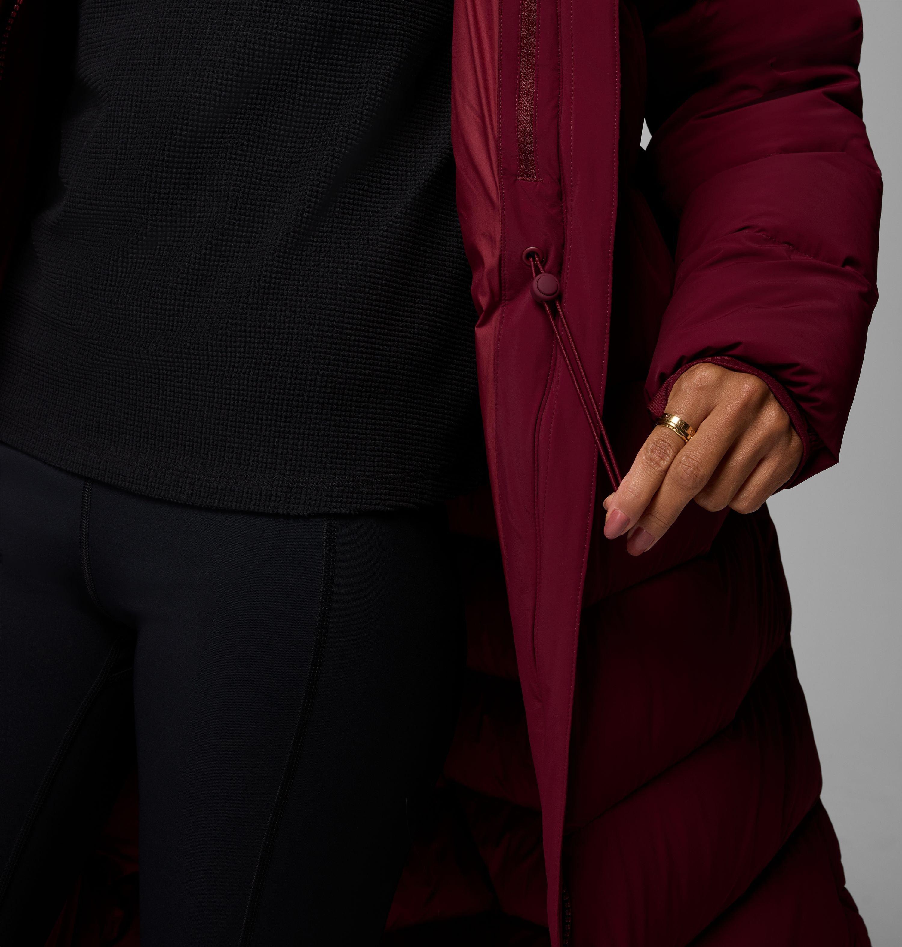 Women's Amaze Puff Long Hooded Jacket | 624 | XS 9