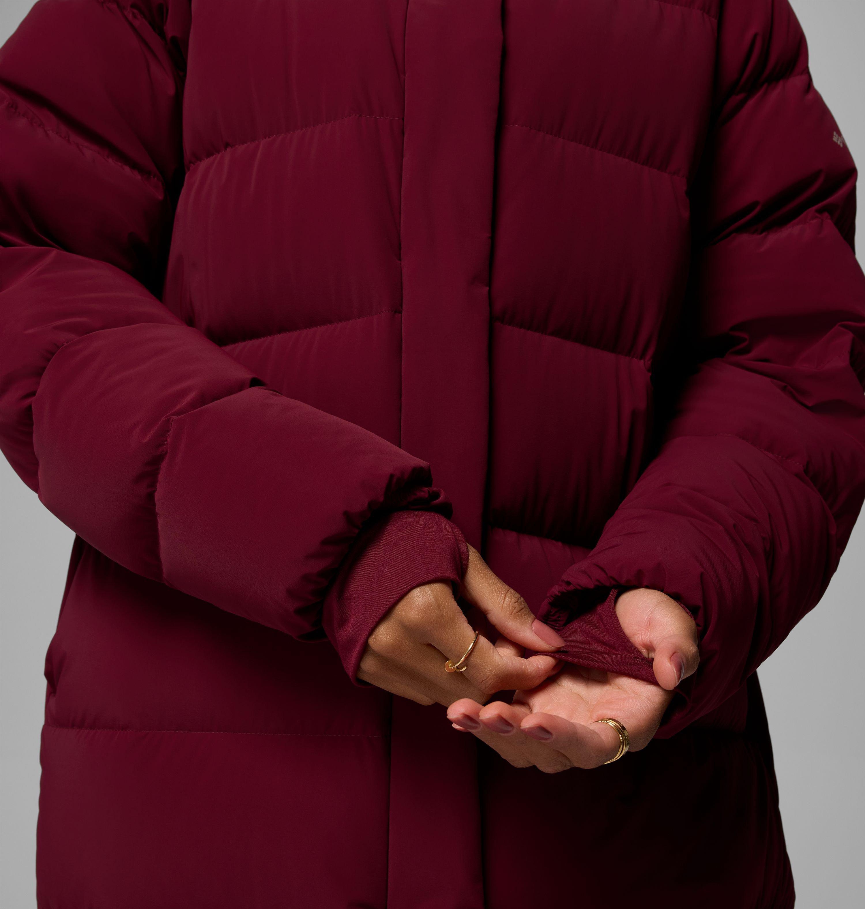 Women's Amaze Puff Long Hooded Jacket | 624 | XS 12