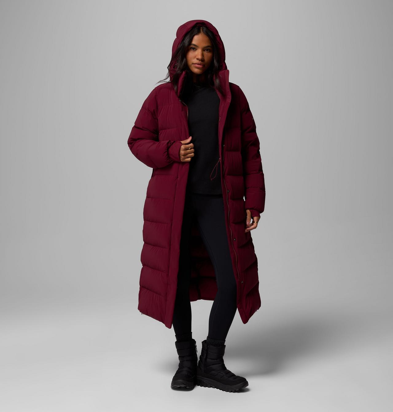 Women's Amaze Puff™ Long Hooded Jacket | 624 | XL 2