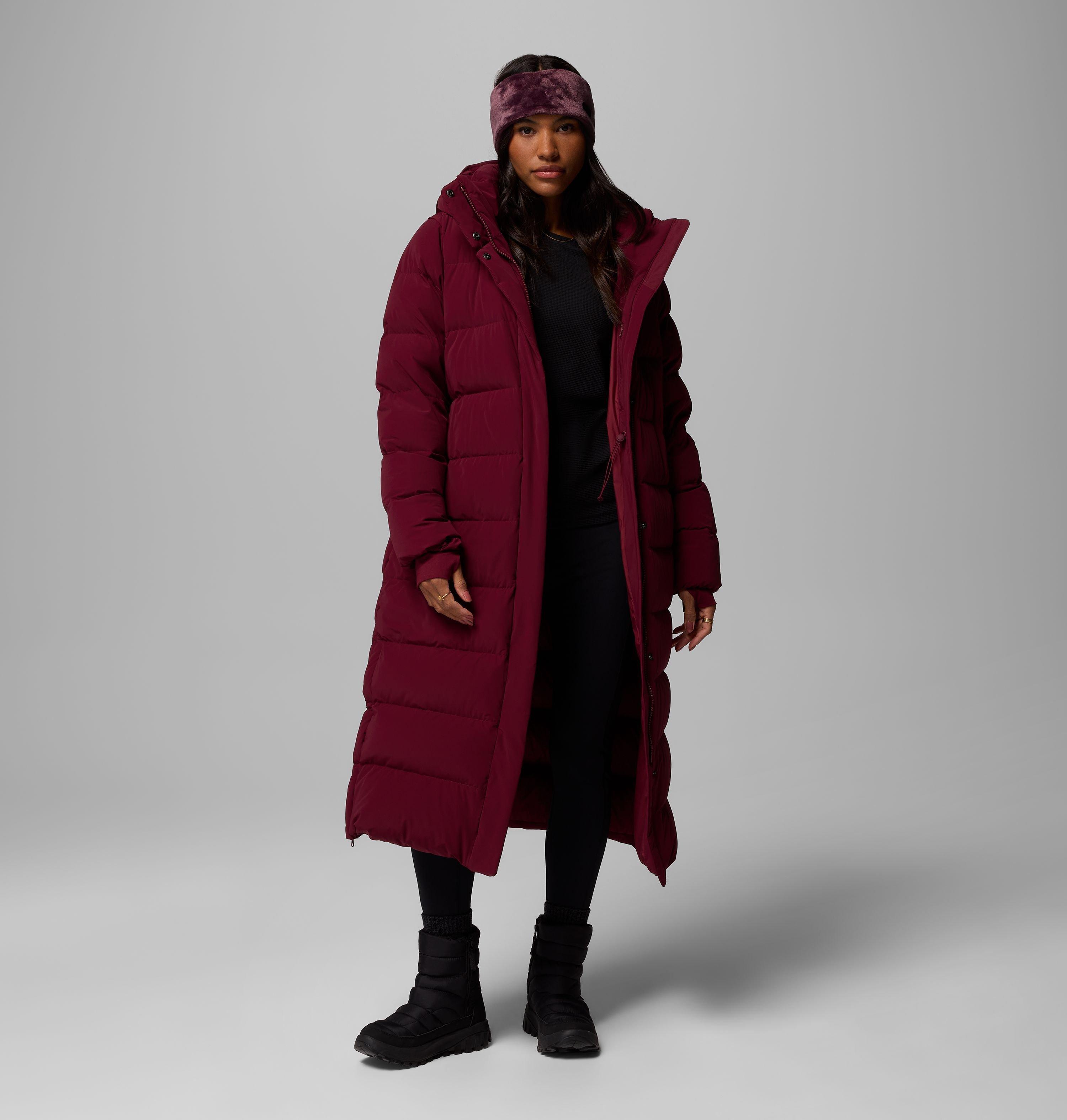 Women's Amaze Puff Long Hooded Jacket | 624 | XS 19