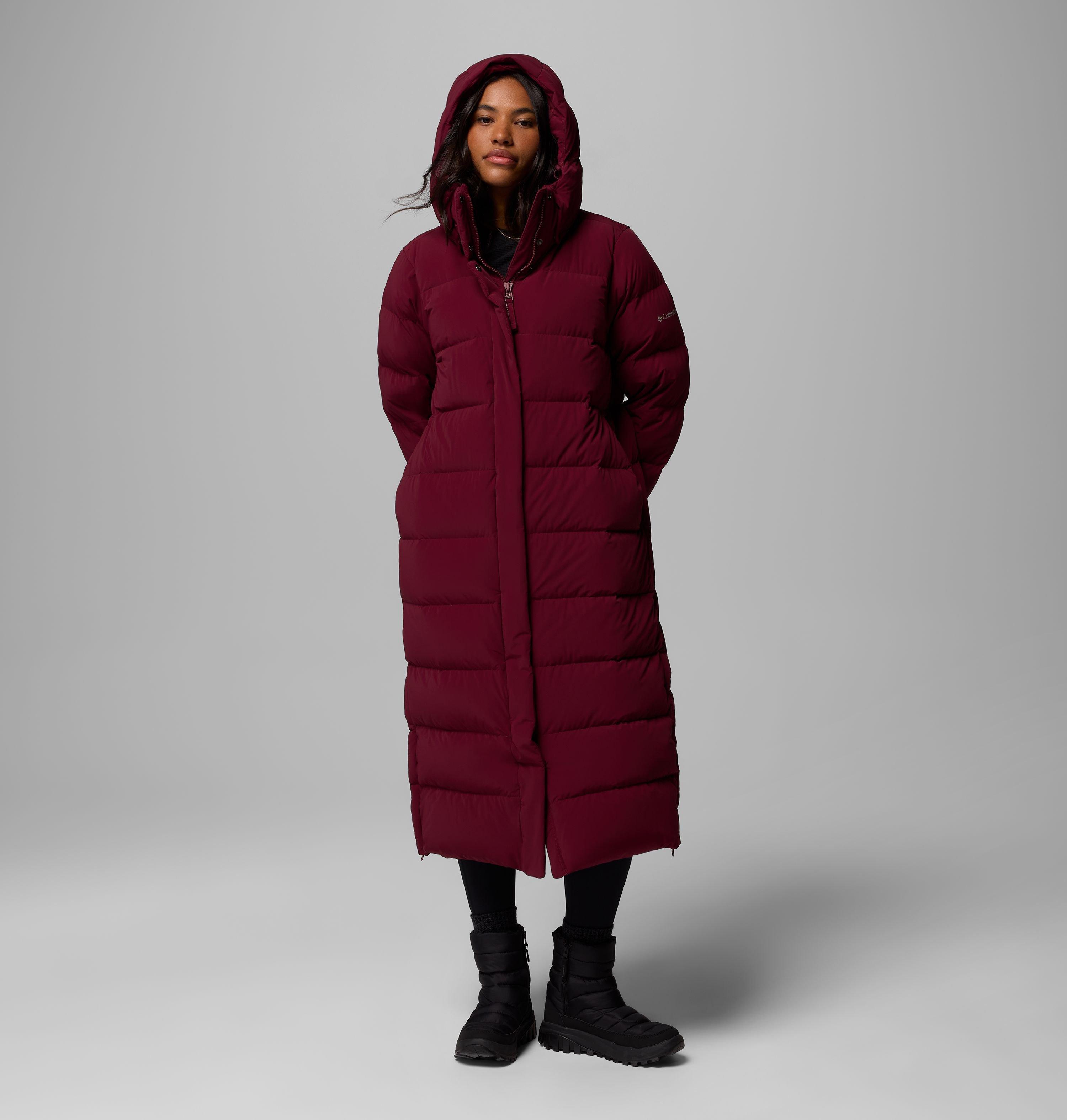 Women's Amaze Puff Long Hooded Jacket | 624 | XS 20