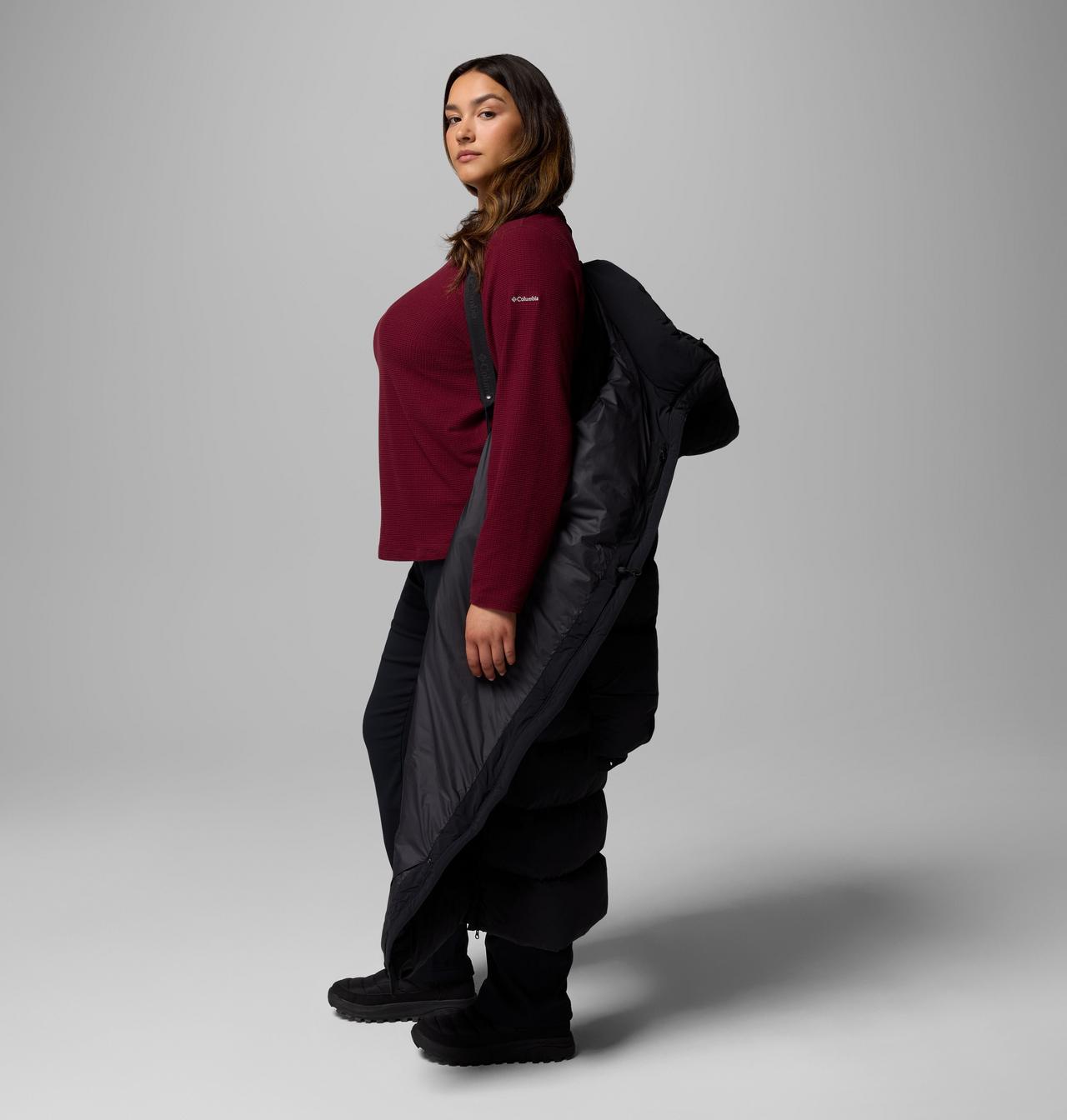 Women's Amaze Puff™ Long Hooded Jacket - Plus Size 6