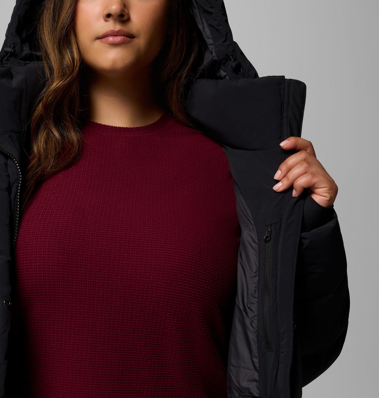 Women's Amaze Puff™ Long Hooded Jacket - Plus Size 8