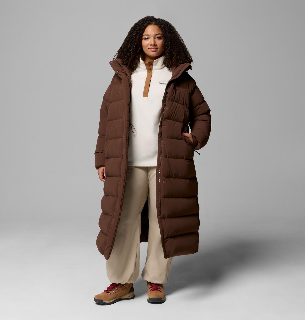 Women's Amaze Puff Long Hooded Jacket - Plus Size 5
