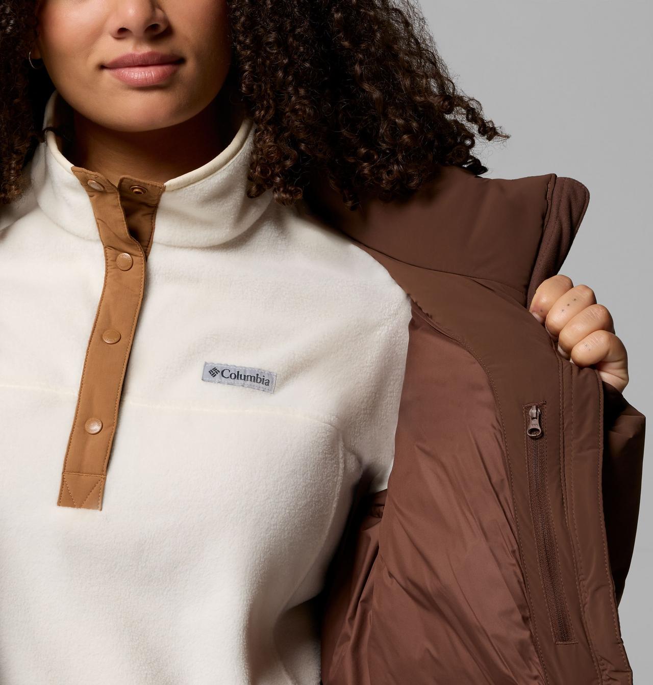 Women's Amaze Puff Long Hooded Jacket - Plus Size 8