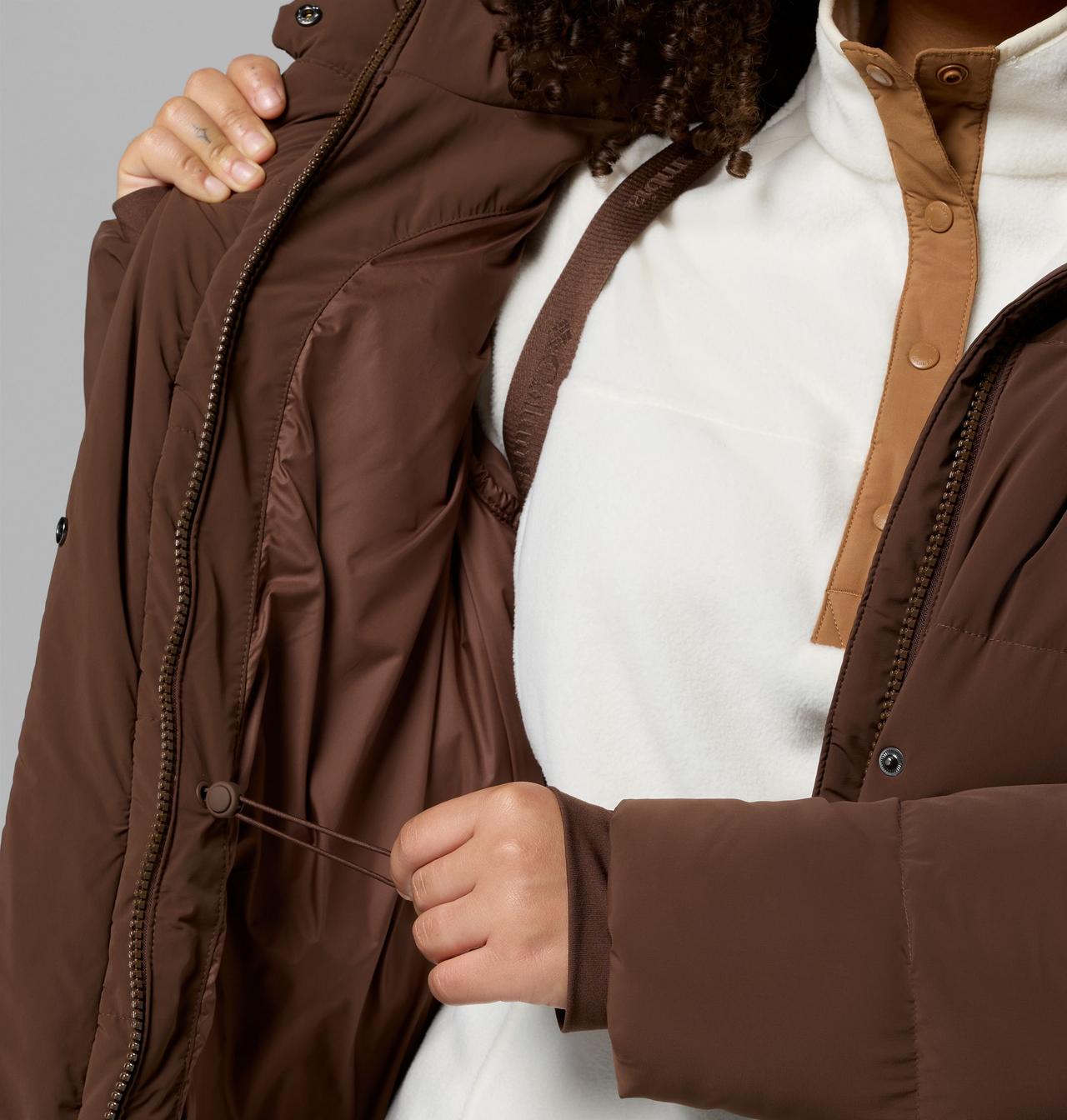 Women's Amaze Puff Long Hooded Jacket - Plus Size 9