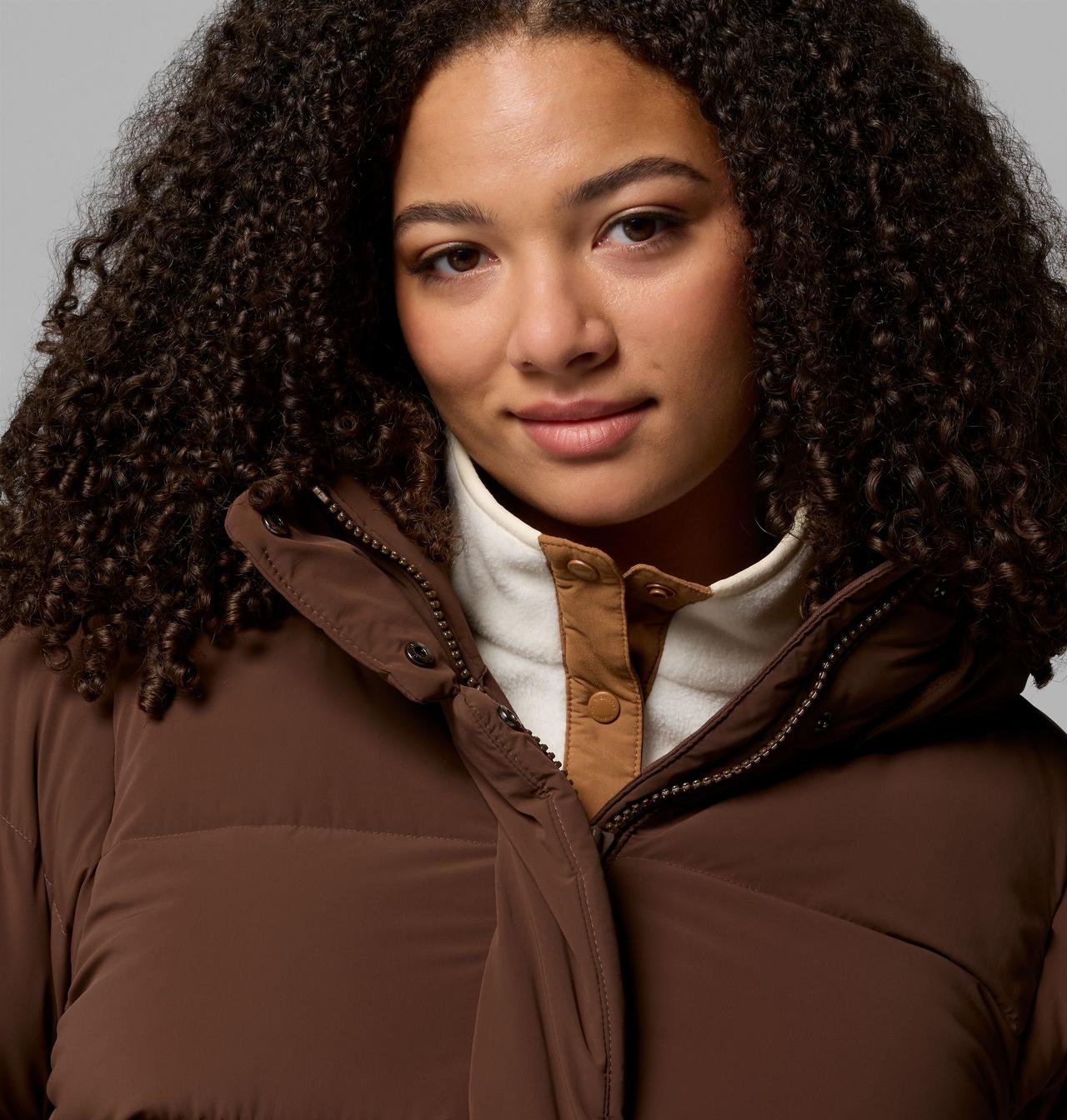 Women's Amaze Puff Long Hooded Jacket - Plus Size 10