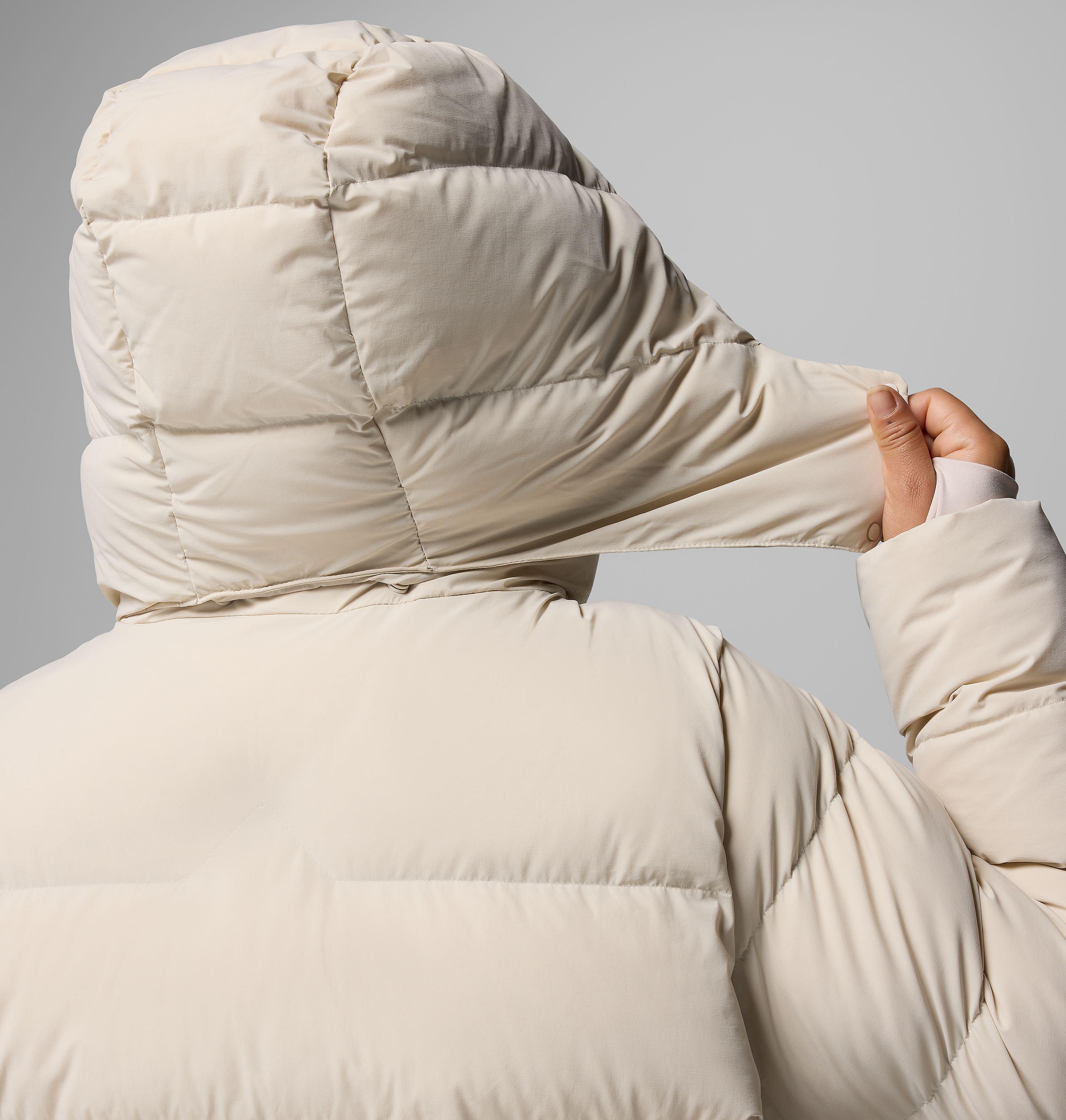 Women's Amaze Puff Long Hooded Jacket - Plus Size 15
