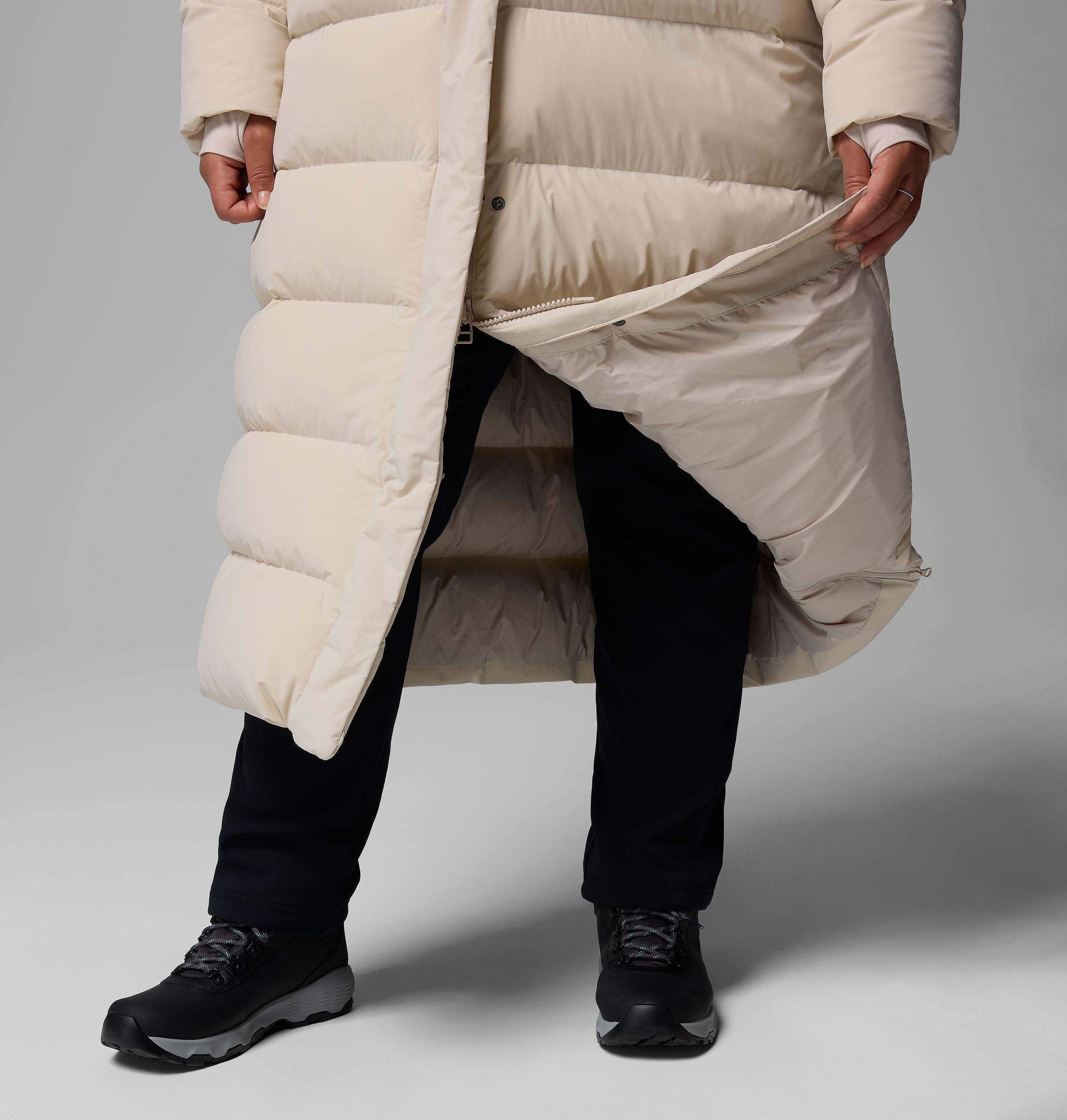 Women's Amaze Puff Long Hooded Jacket - Plus Size 17