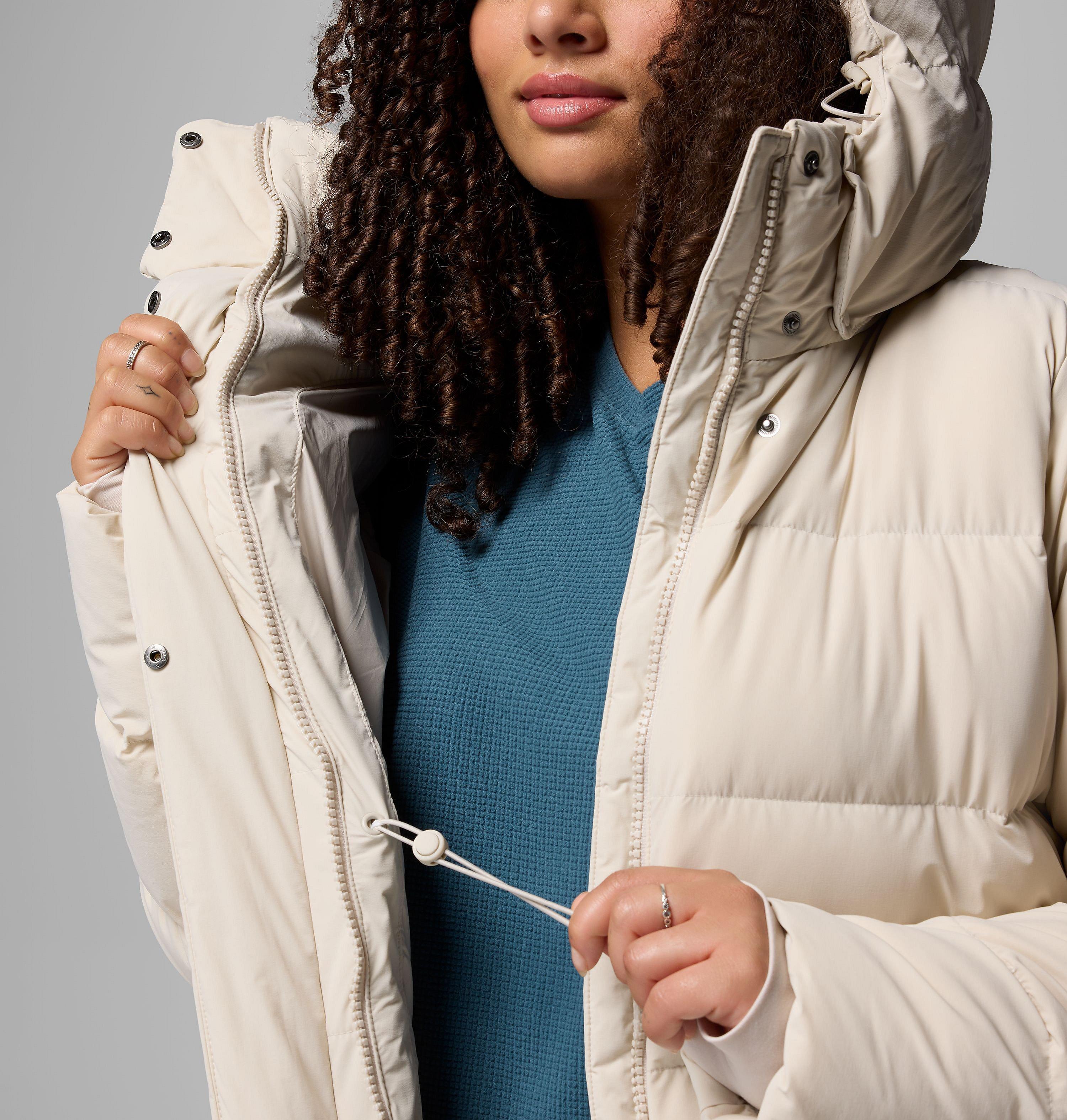 Women's Amaze Puff Long Hooded Jacket - Plus Size 9
