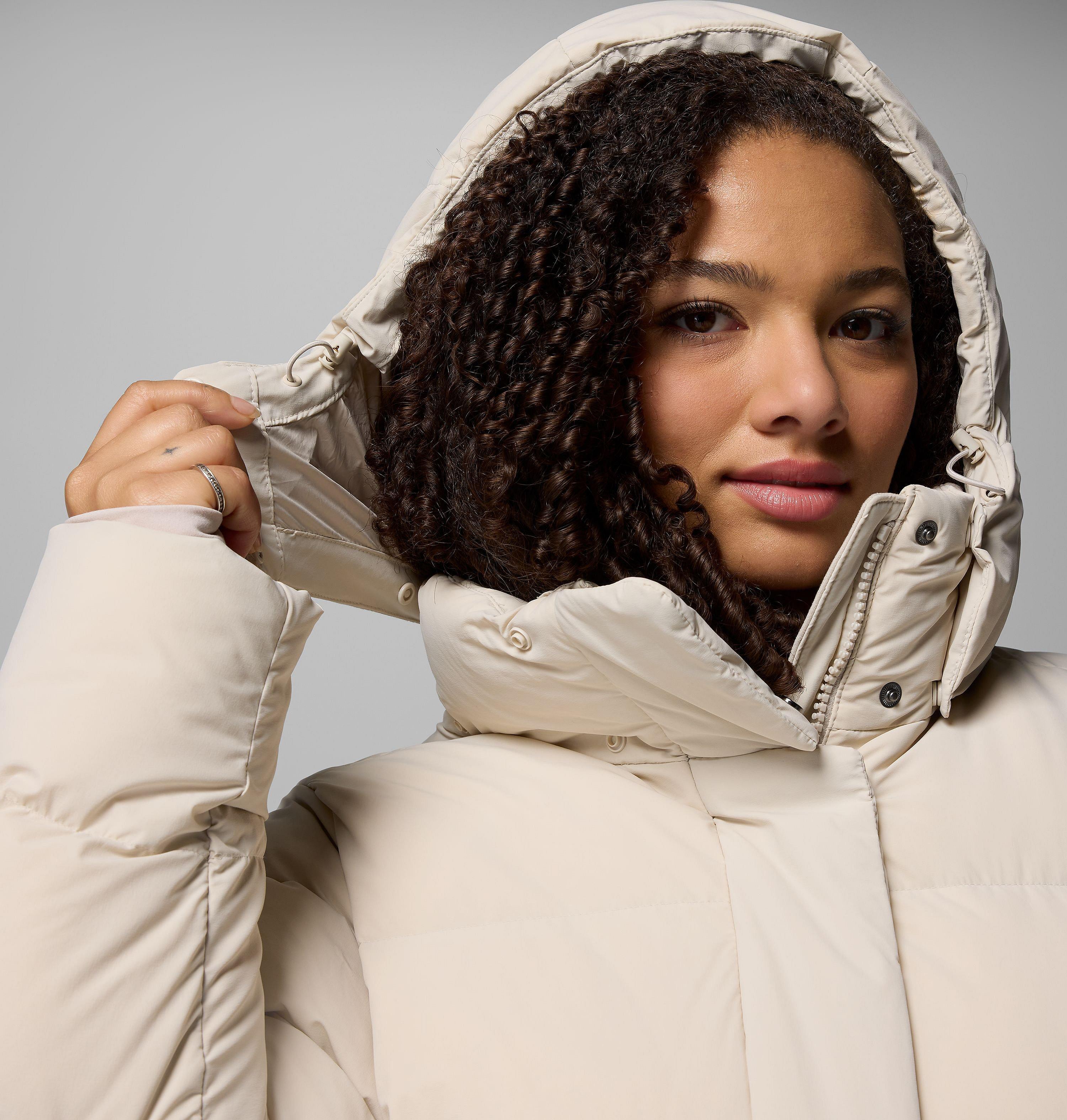 Women's Amaze Puff Long Hooded Jacket - Plus Size 11