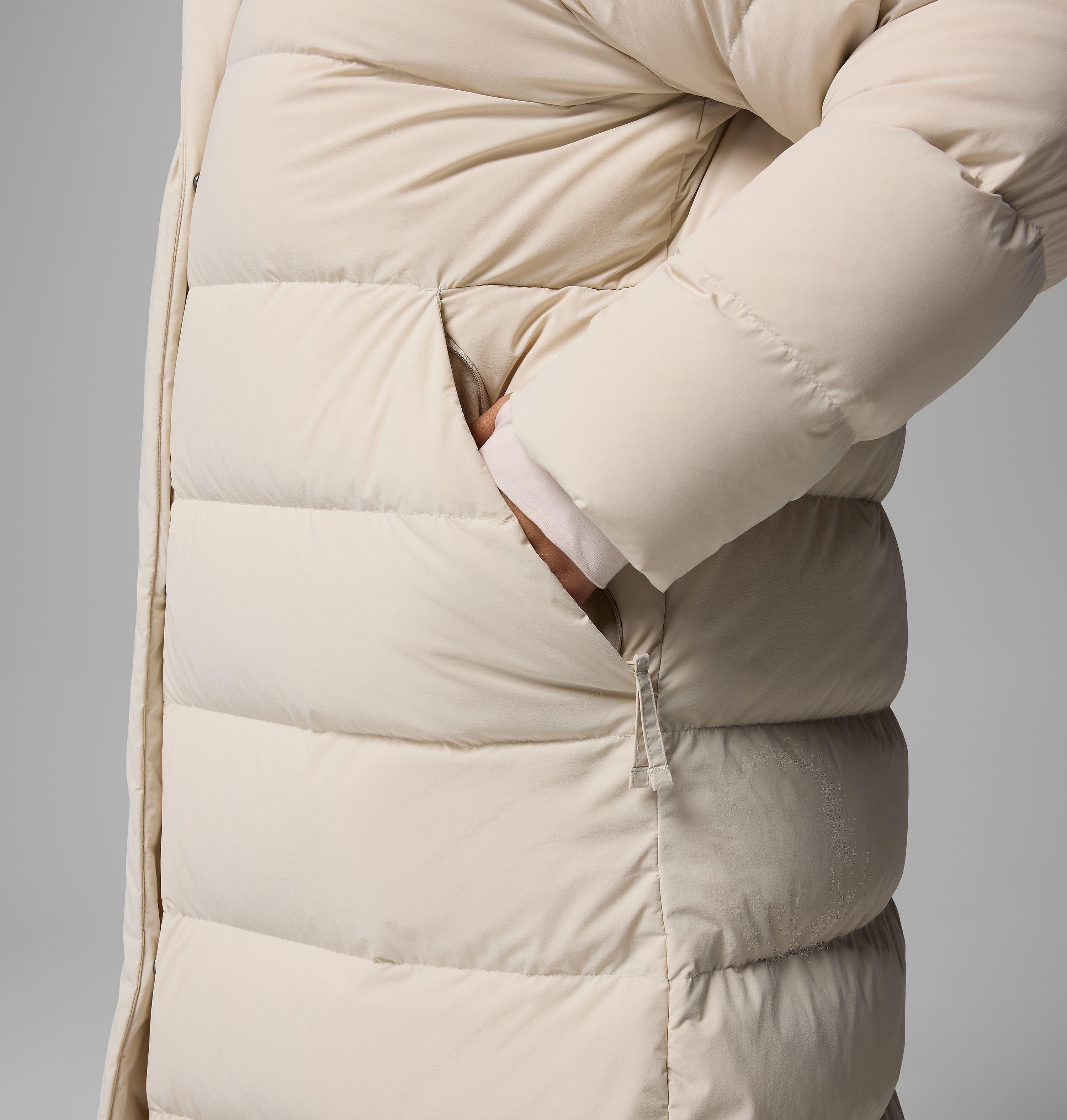 Women's Amaze Puff Long Hooded Jacket - Plus Size 12