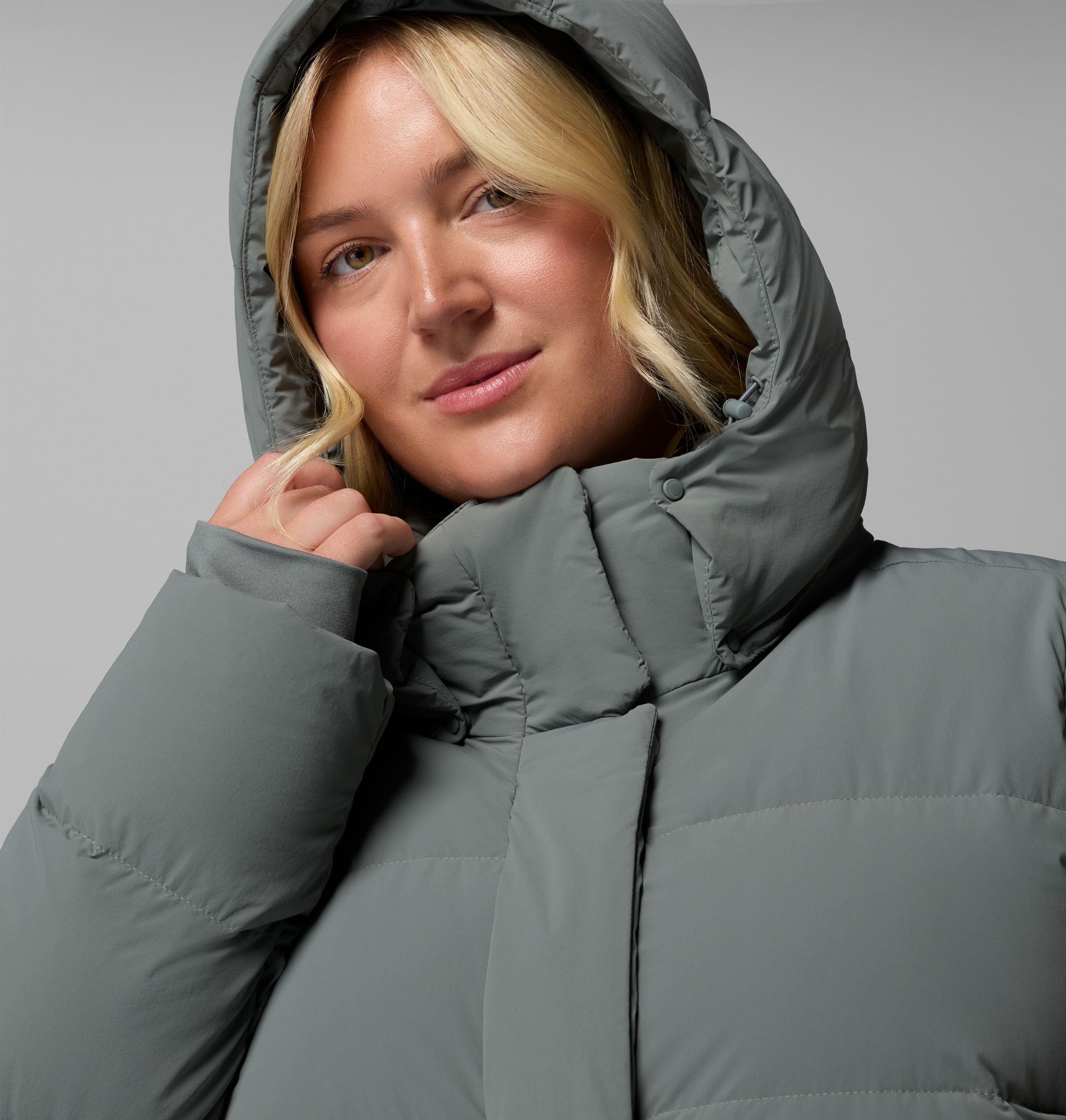 Manteau long à capuchon Amaze Puff pour femme – Grandes tailles 10