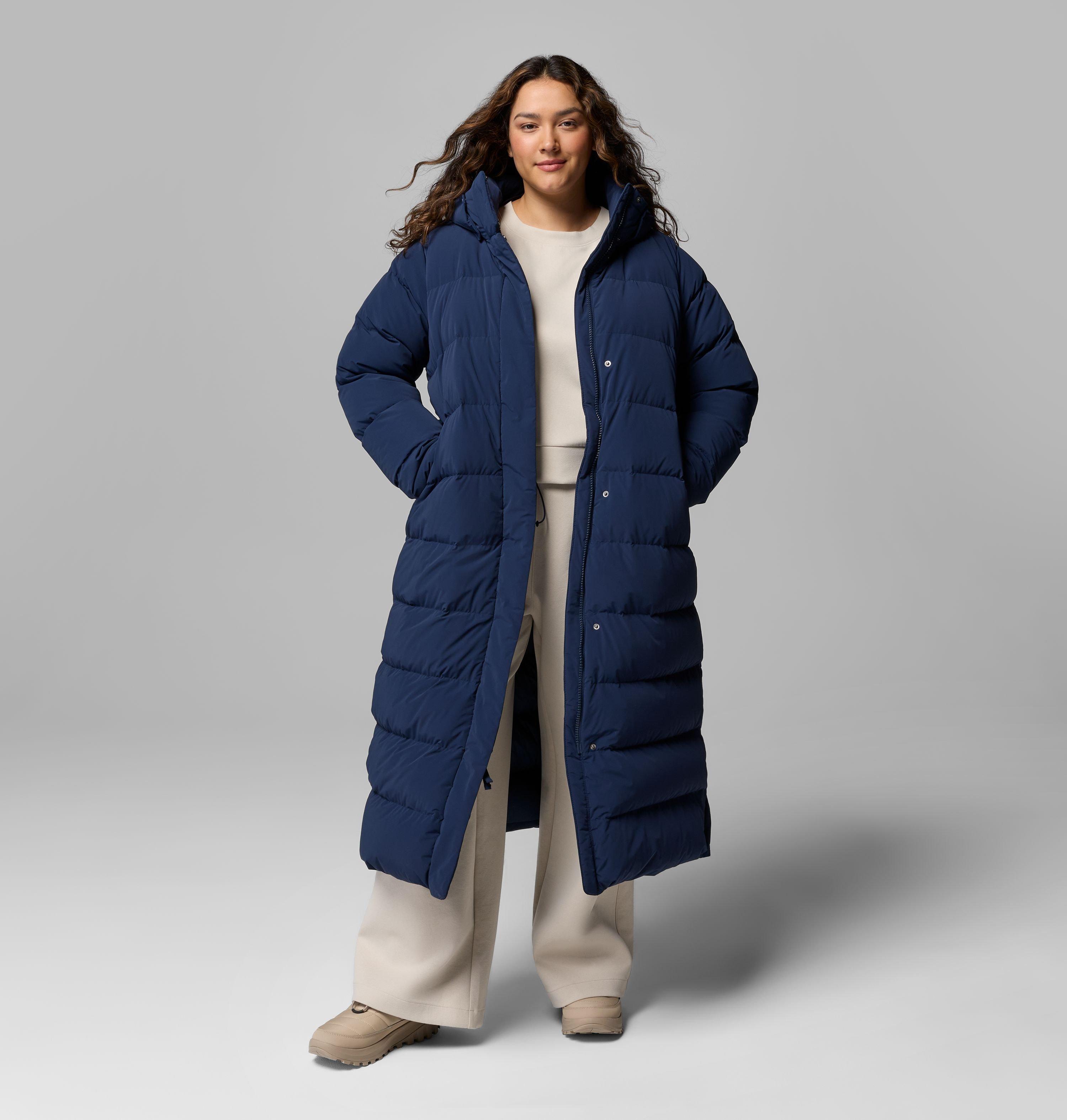 Women's Amaze Puff Long Hooded Jacket - Plus Size | 464 | 3X 5
