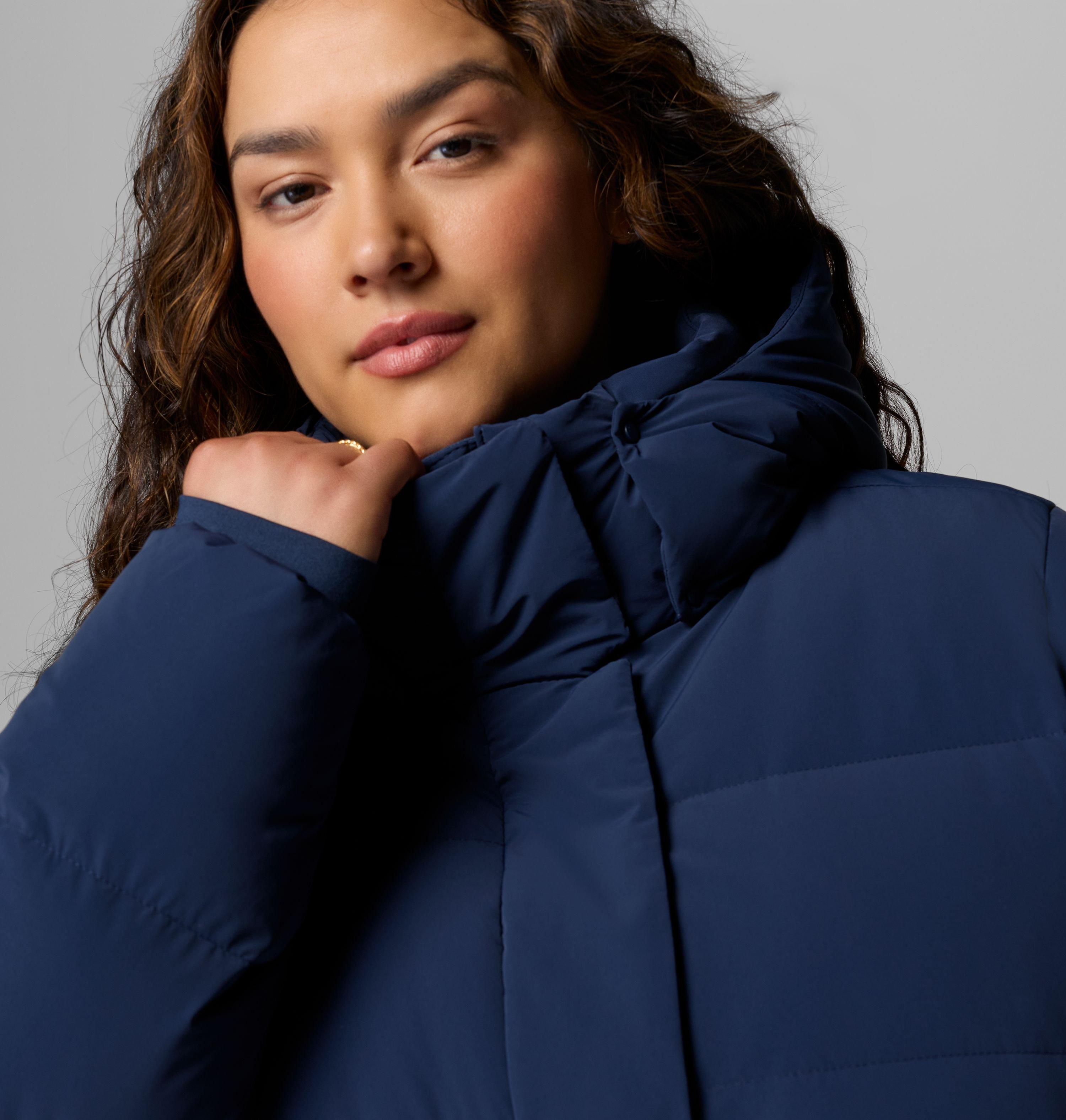Women's Amaze Puff Long Hooded Jacket - Plus Size | 464 | 3X 9