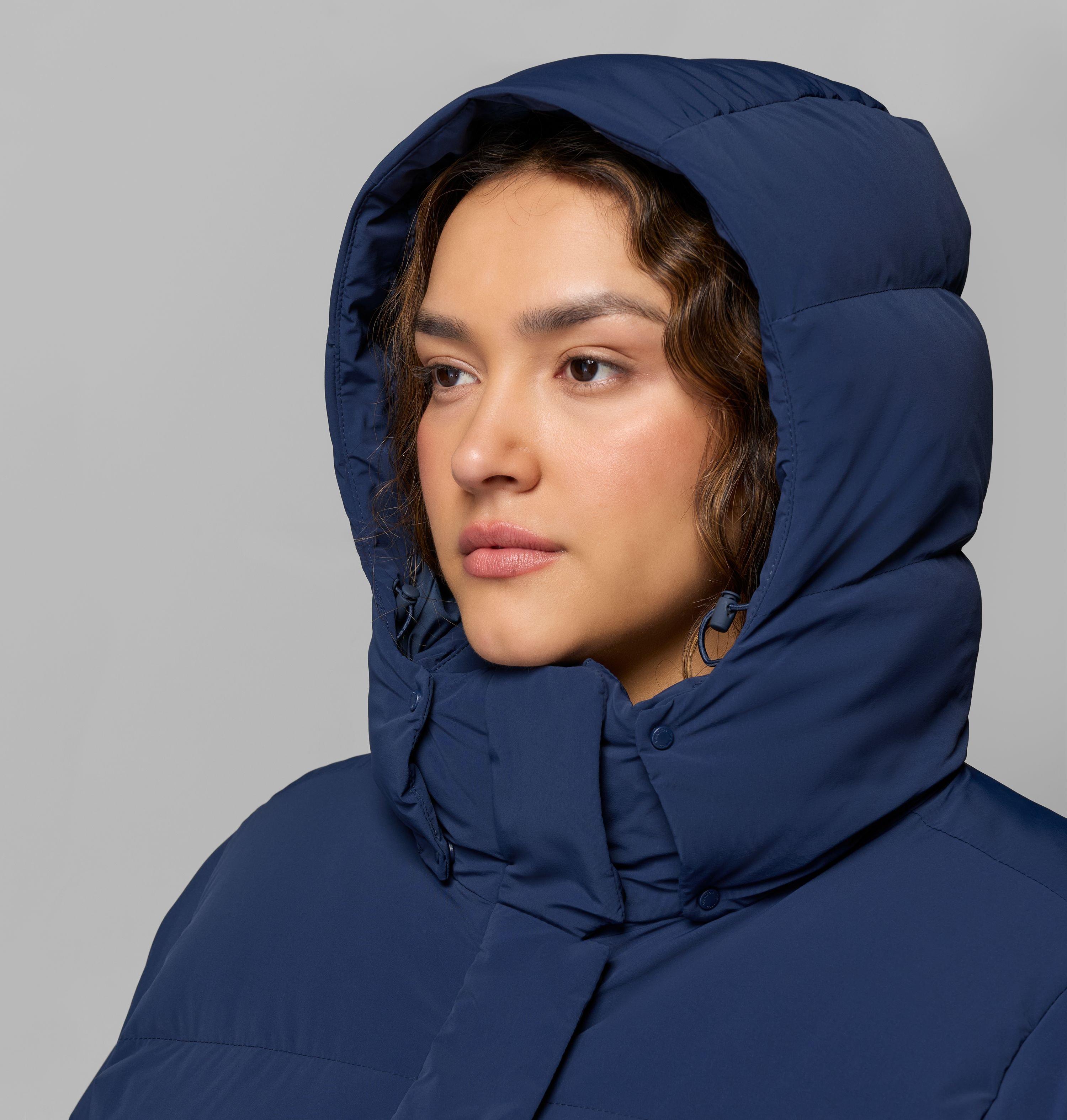 Women's Amaze Puff Long Hooded Jacket - Plus Size | 464 | 3X 10