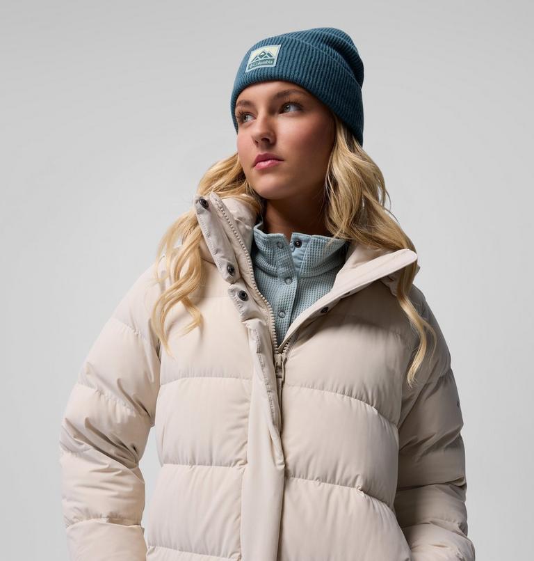 Chaqueta larga acolchada de plumón con capucha Amaze Puff Mid para mujer, Color: Dark Stone, image 19