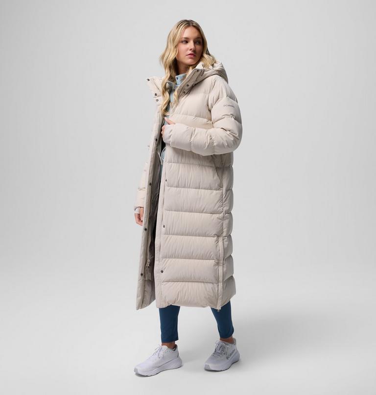 Chaqueta larga acolchada de plumón con capucha Amaze Puff Mid para mujer, Color: Dark Stone, image 4