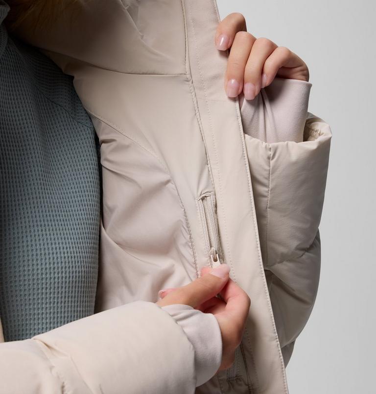 Chaqueta larga acolchada de plumón con capucha Amaze Puff Mid para mujer, Color: Dark Stone, image 8