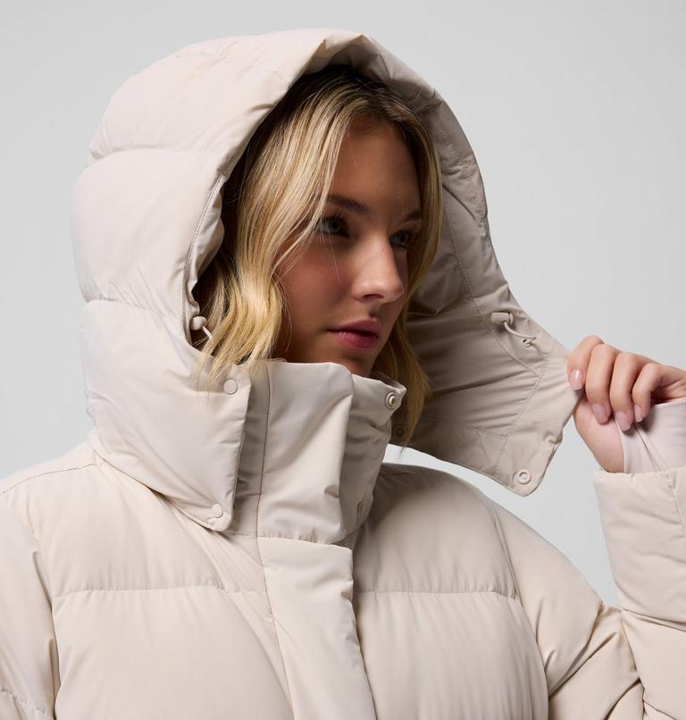 Chaqueta larga acolchada de plumón con capucha Amaze Puff Mid para mujer, Color: Dark Stone, image 11