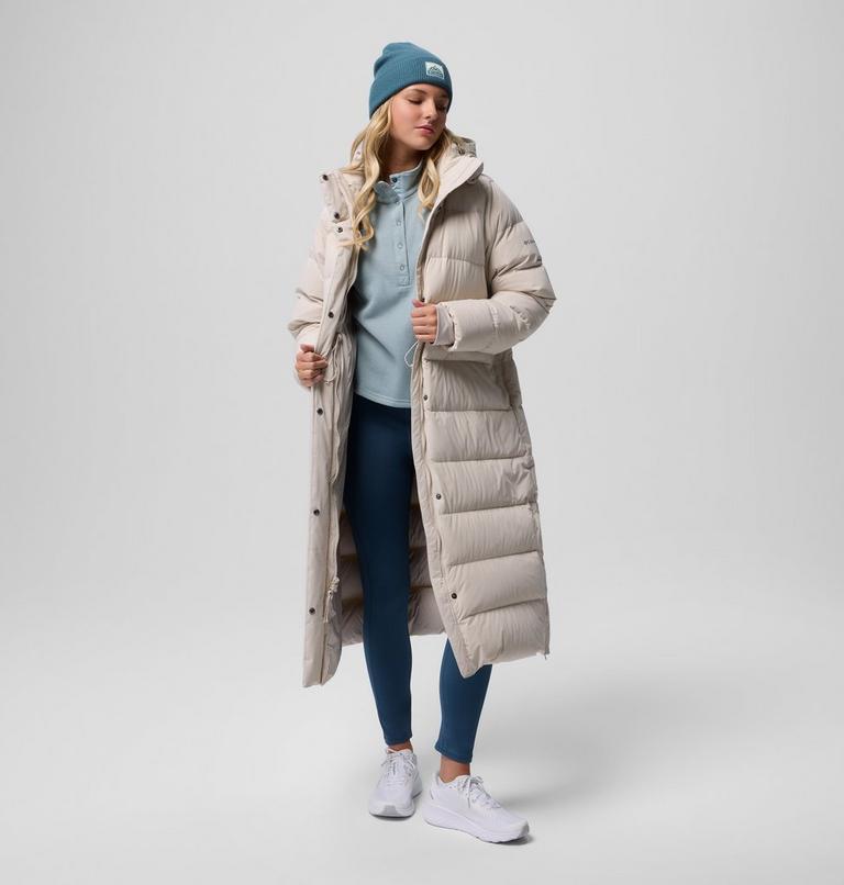 Chaqueta larga acolchada de plumón con capucha Amaze Puff Mid para mujer, Color: Dark Stone, image 20