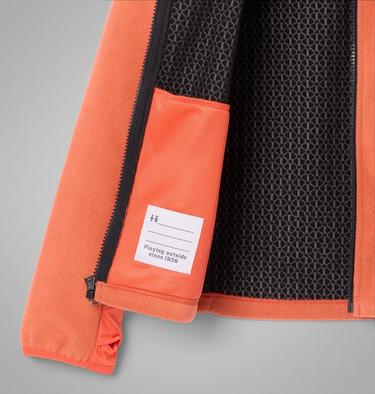 Youth Unisex Arctic Peak Hooded Technical Fleece Jacket, Color: Zing, image 3