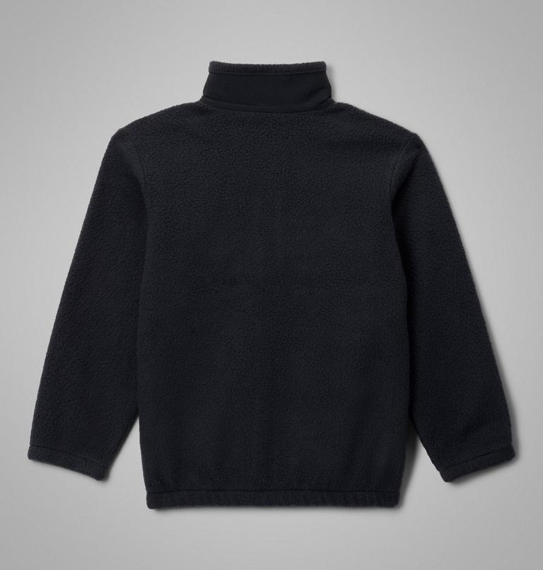 Kids' Jasper Ridge Pebbled Fleece Full Zip Jacket, Color: Black, image 2