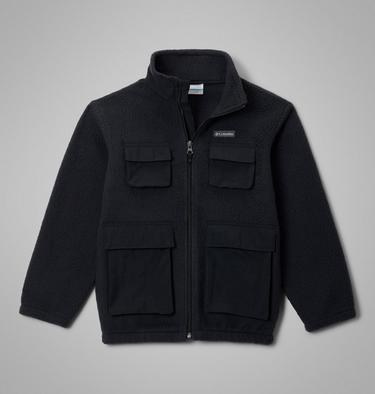 Youth Unisex Jasper Ridge Pebbled Fleece Jacket, Color: Black, image 5