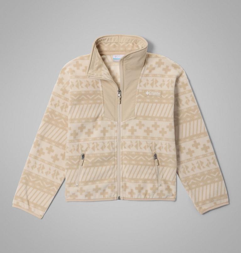 Youth Unisex Sequoia Grove Printed Fleece Jacket, Color: Ancient Fossil Wizard Island, Anct Fssl, image 1