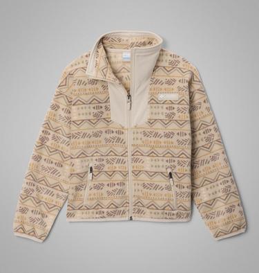 Youth Unisex Sequoia Grove Printed Fleece Jacket, Color: Dark Stone Horizons, Dark Stone, image 3