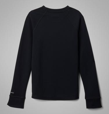 T-shirt Fonctionnel Chaud Manches Longues Tech Trail Junior Unisexe, Color: Black, image 2