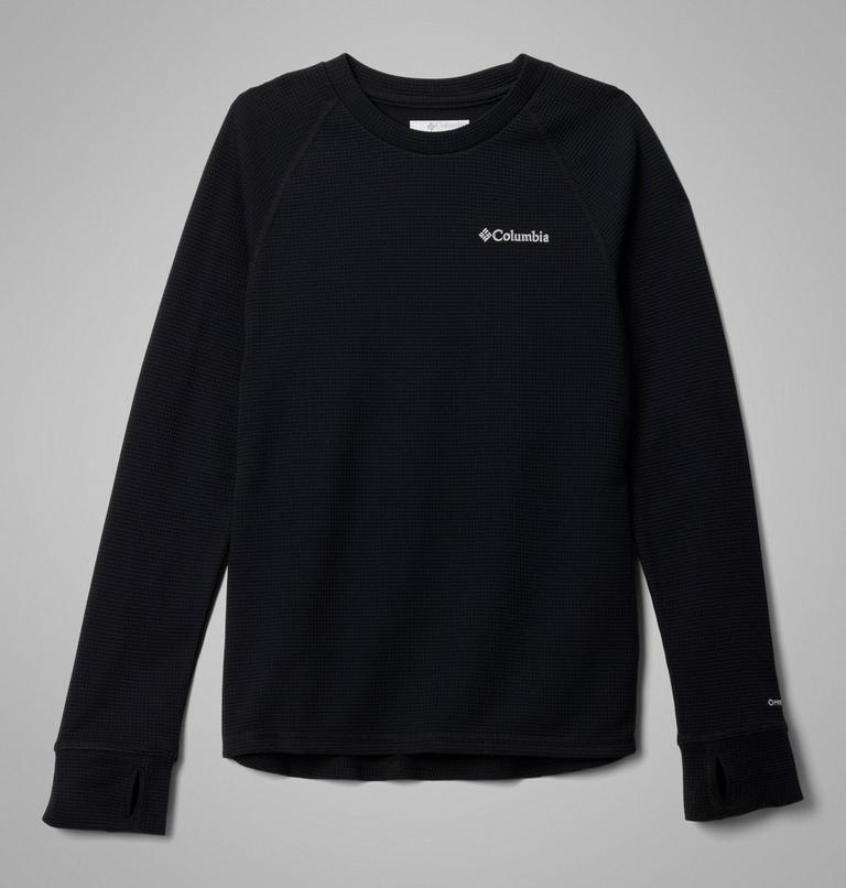 Kids' Tech Trail Utility Warm Long Sleeve Shirt, Color: Black, image 1